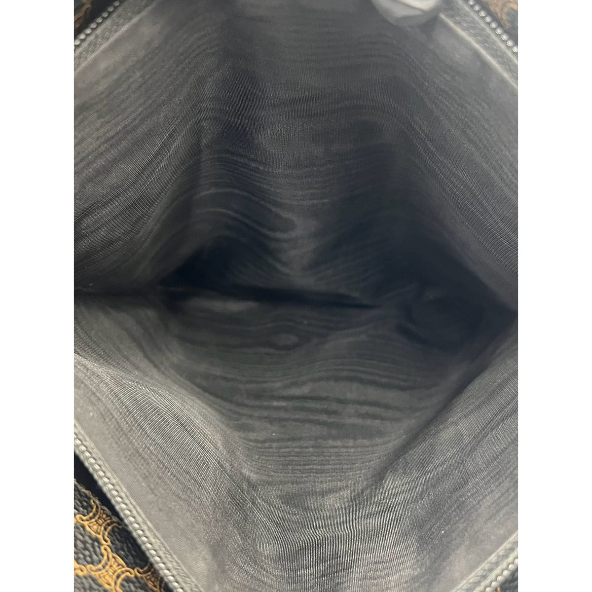 Celine Macadam Coated Canvas Tote — Black
