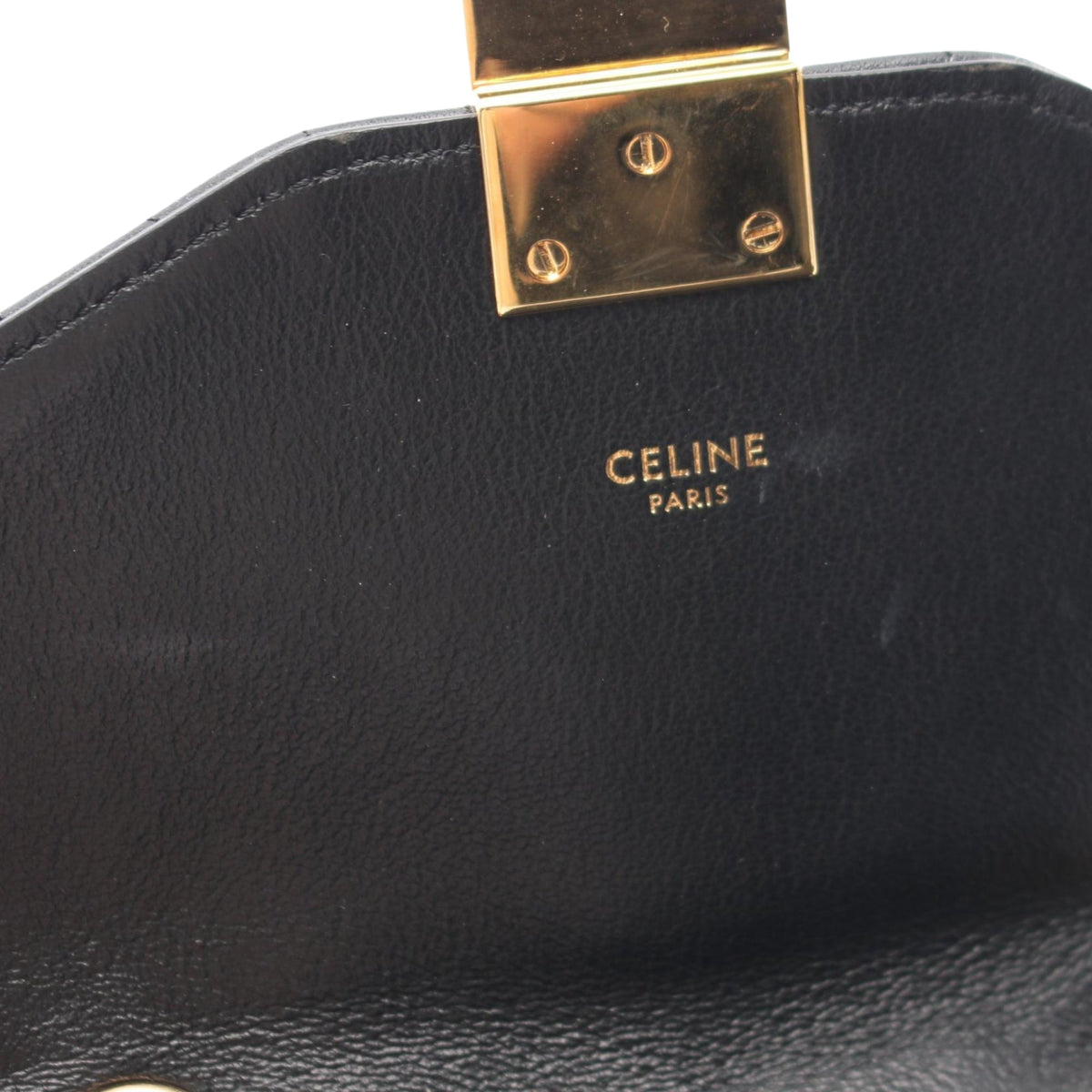 Celine Small C Quilted Leather Shouder Bag