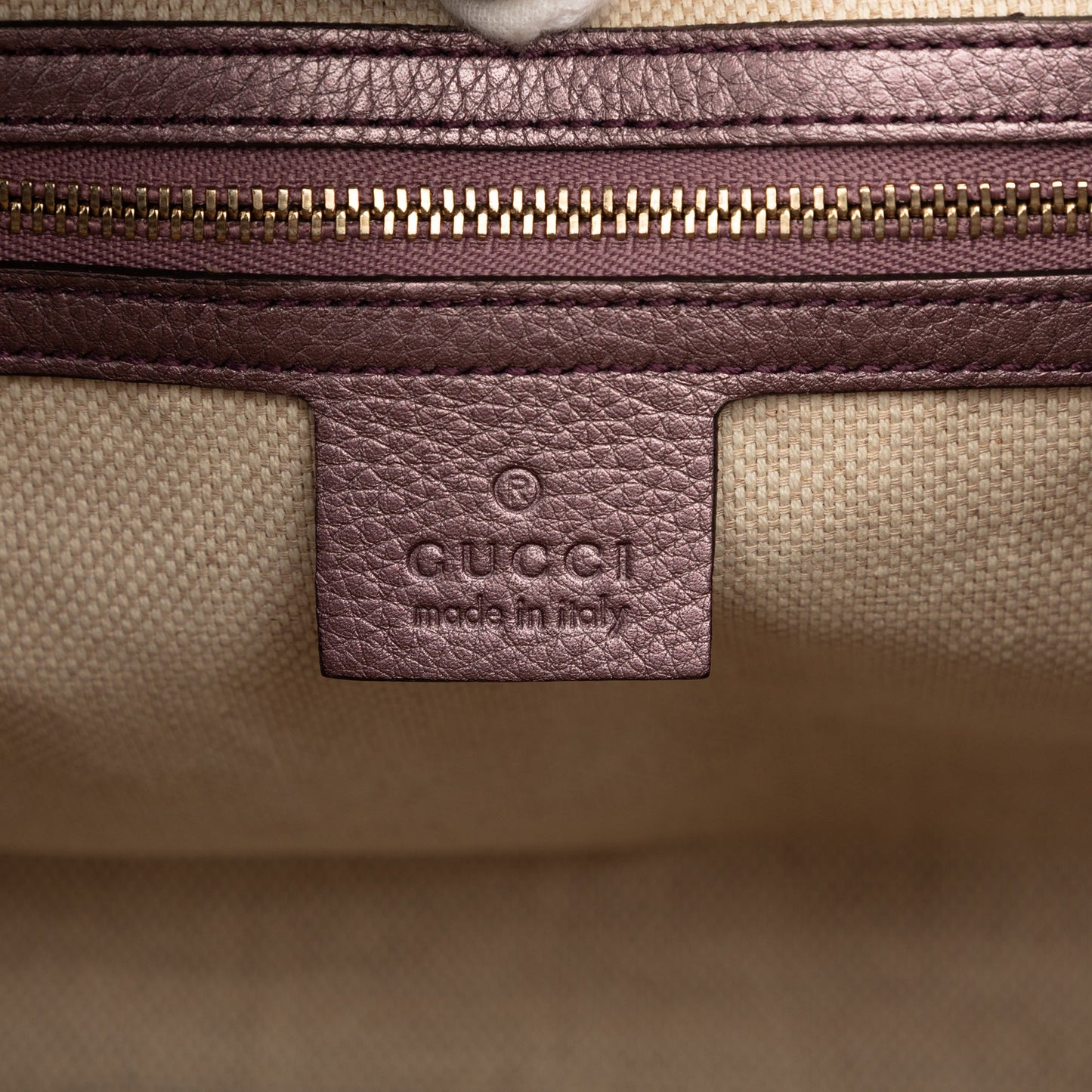 Small Calfskin Soho Satchel