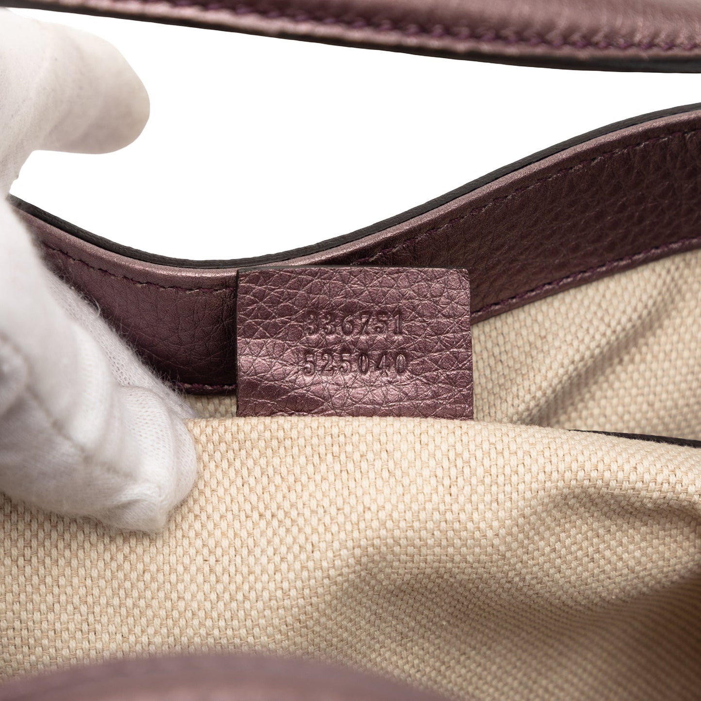 Small Calfskin Soho Satchel