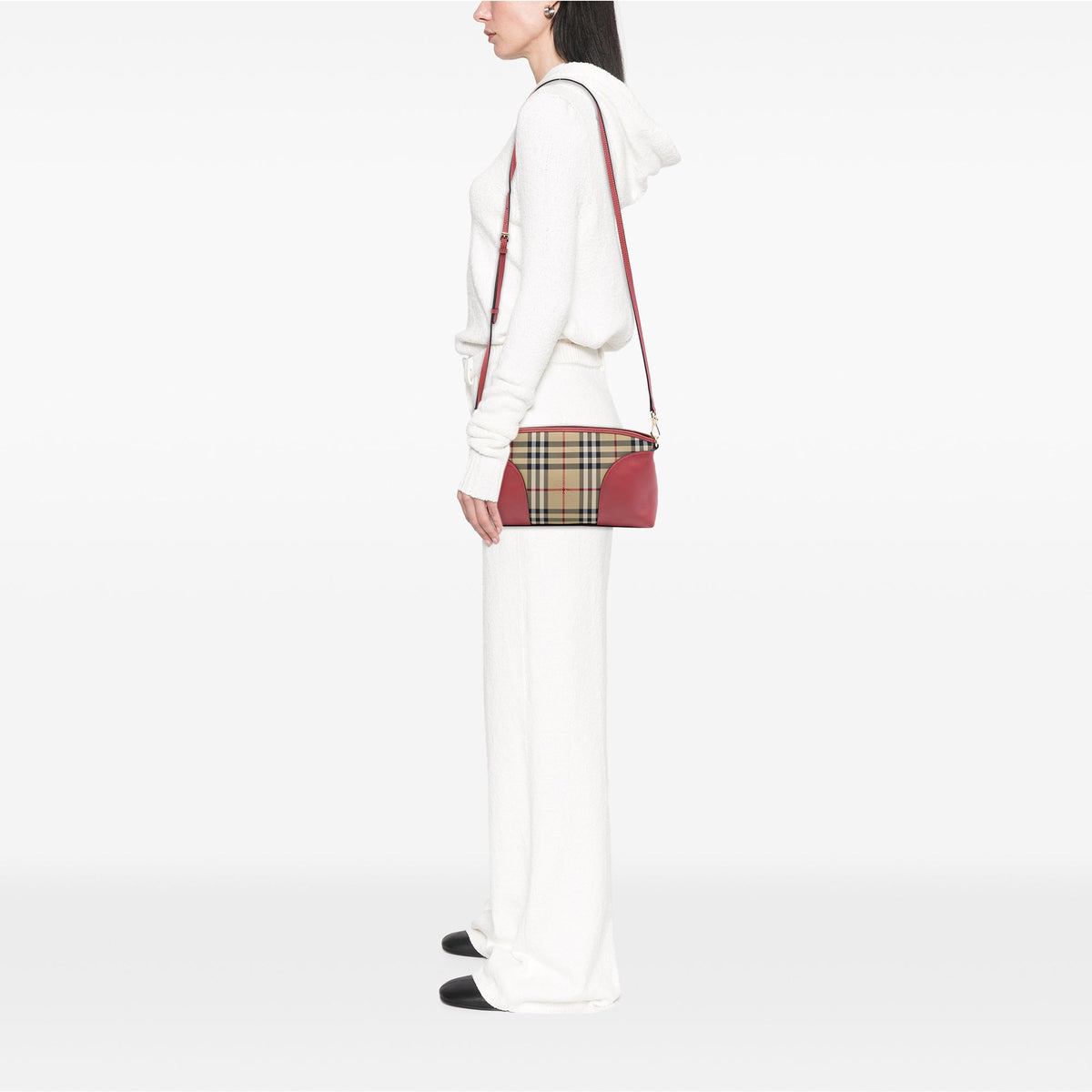 Burberry Haymarket Check Coated Canvas Chichester Crossbody
