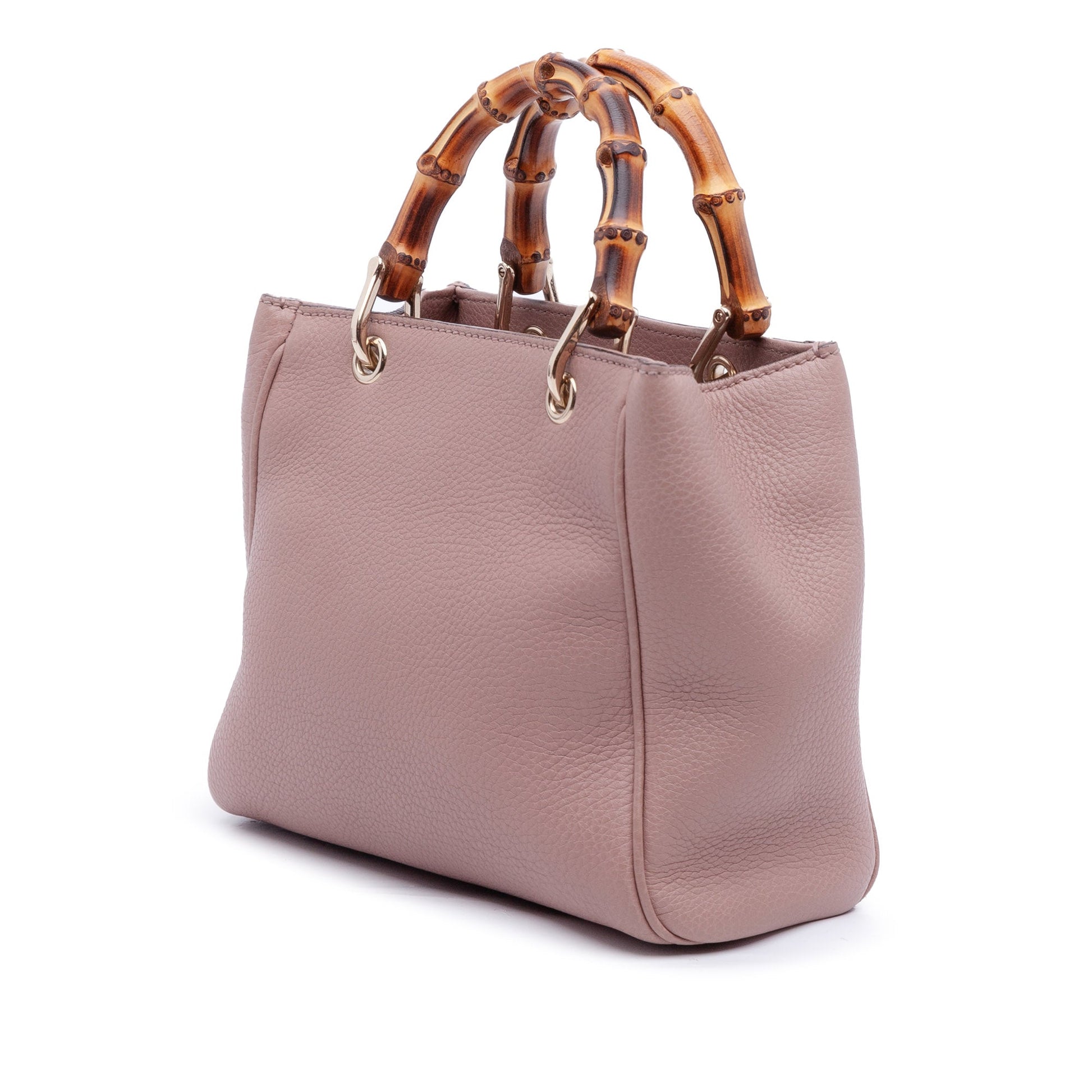Gucci Mini Calfskin Bamboo Shopper Satchel