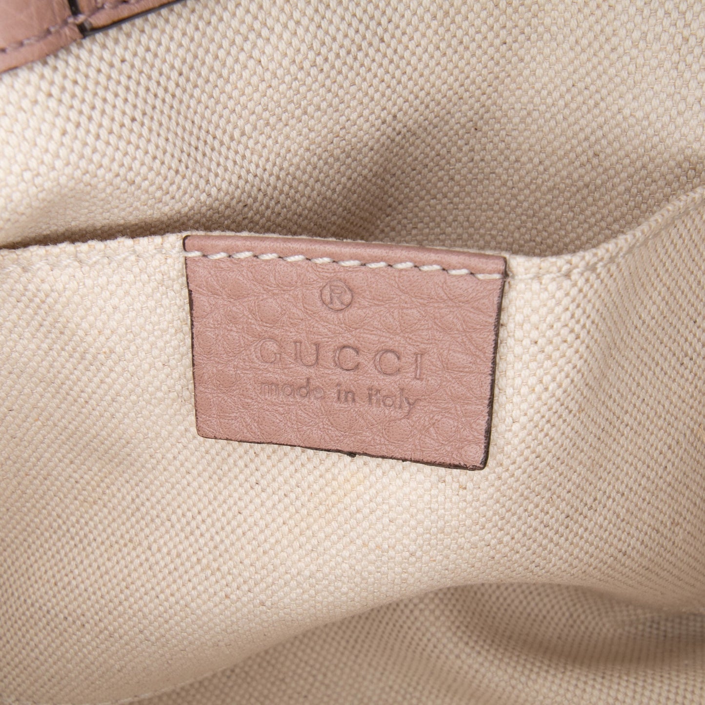 Gucci Mini Calfskin Bamboo Shopper Satchel
