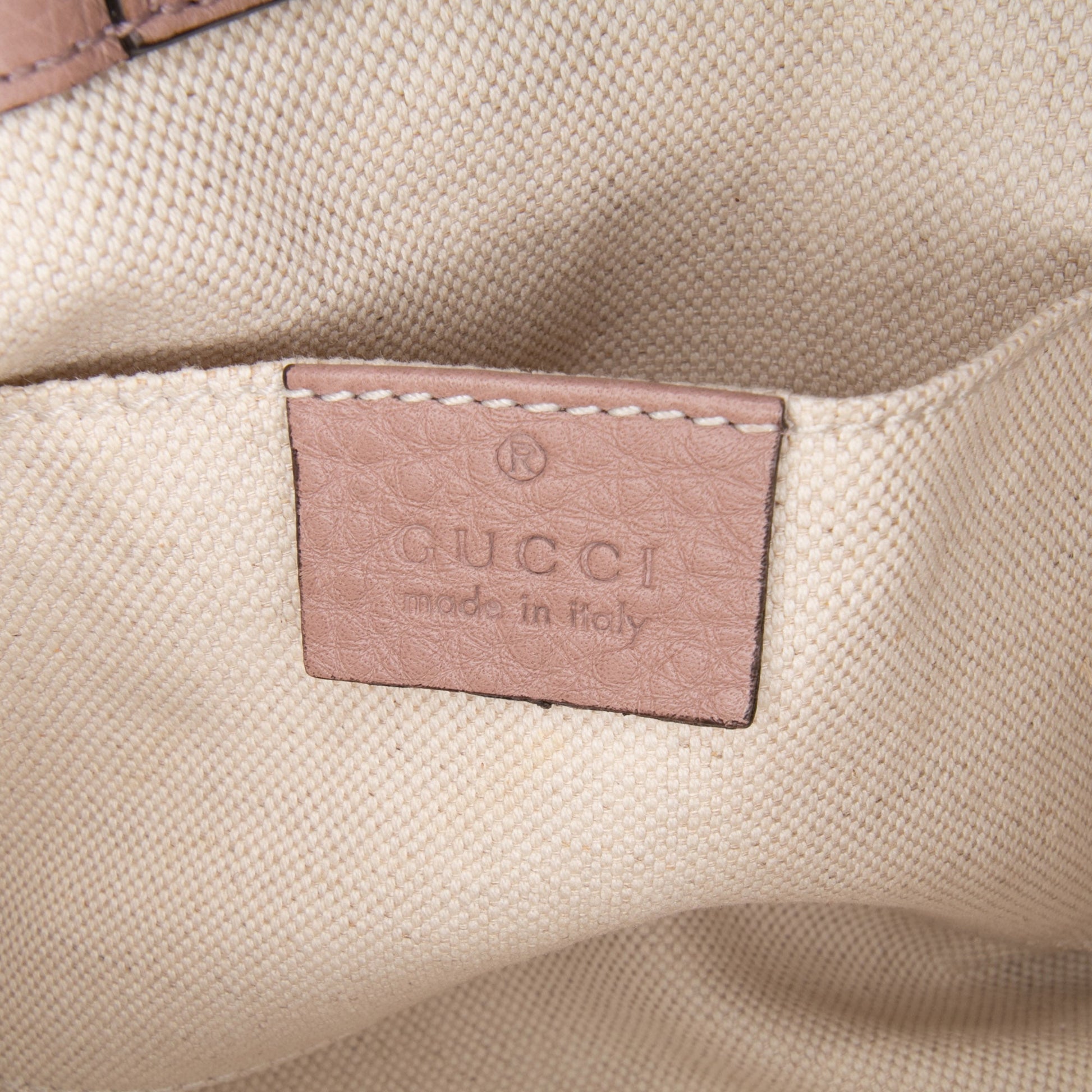 Gucci Mini Calfskin Bamboo Shopper Satchel