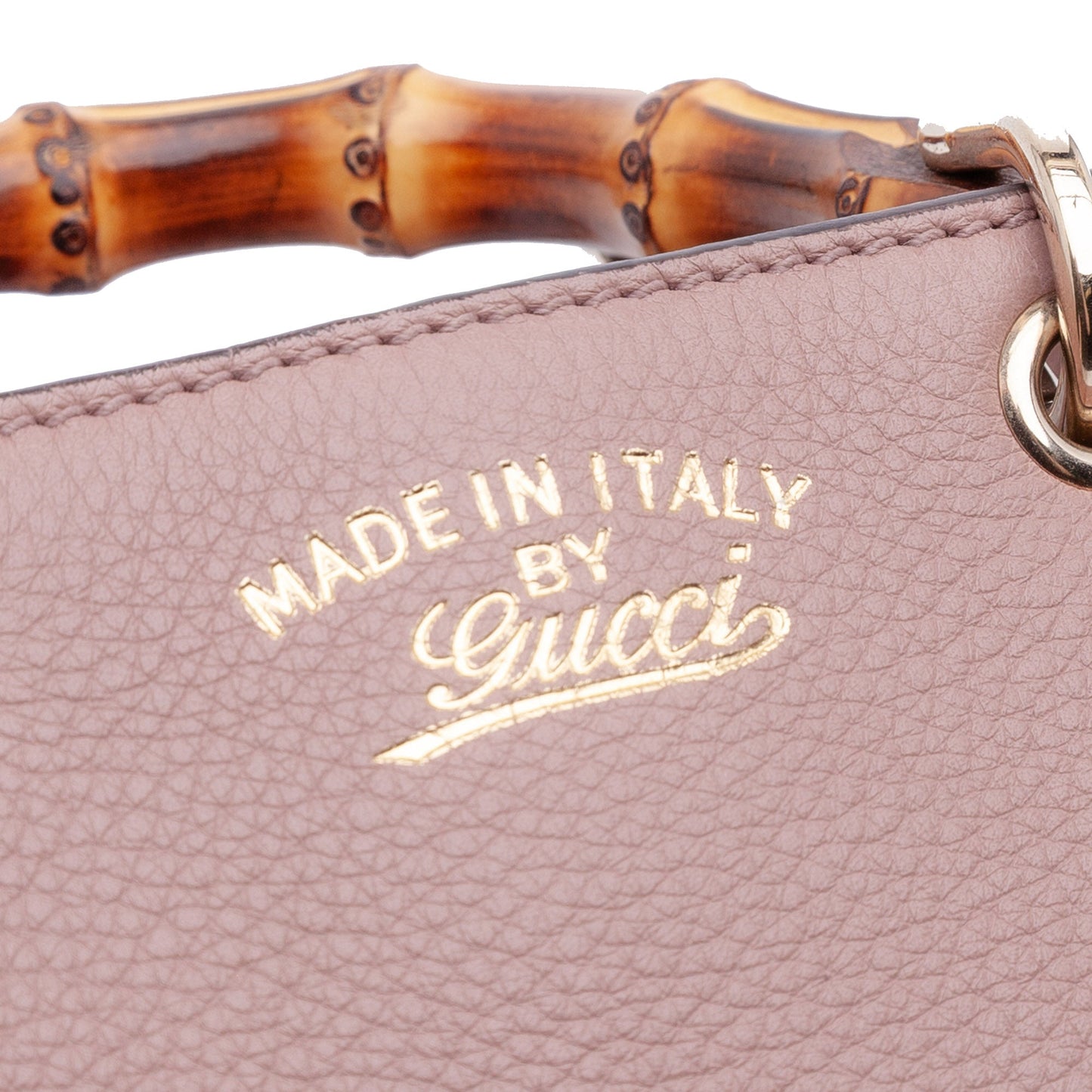 Gucci Mini Calfskin Bamboo Shopper Satchel