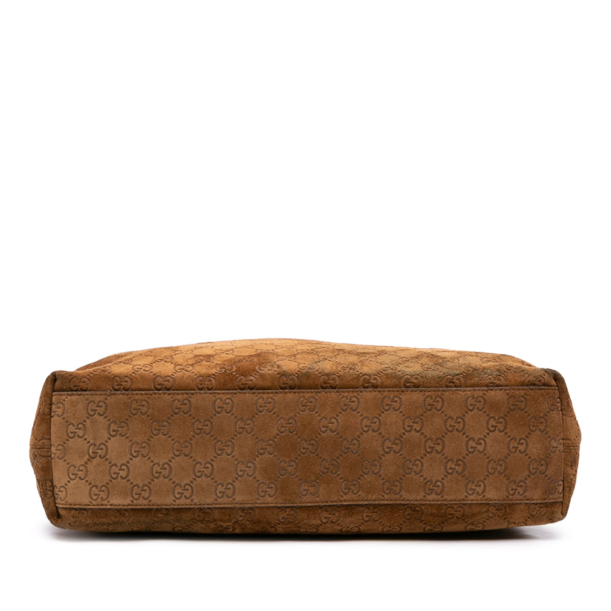 Gucci Large GG Suede Horsebit Beatrix Hobo