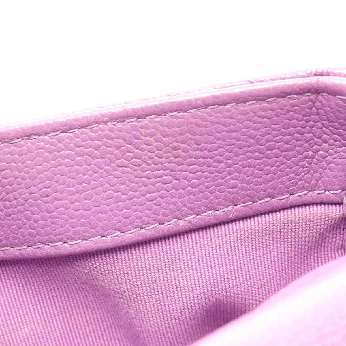 Chanel Small CC Quilted Caviar Flap