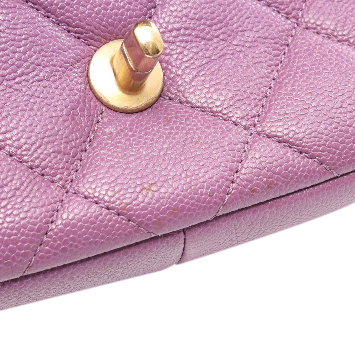 Chanel Small CC Quilted Caviar Flap