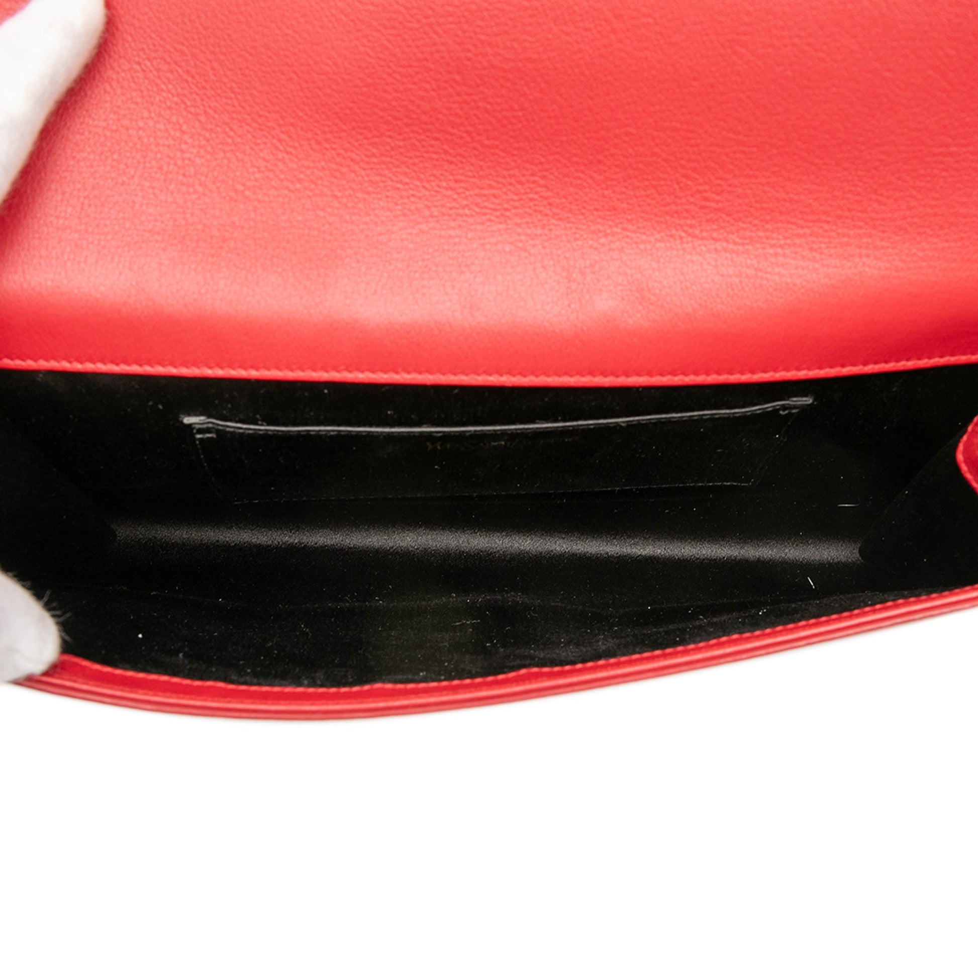Saint Laurent Large Leather Belle de Jour Clutch