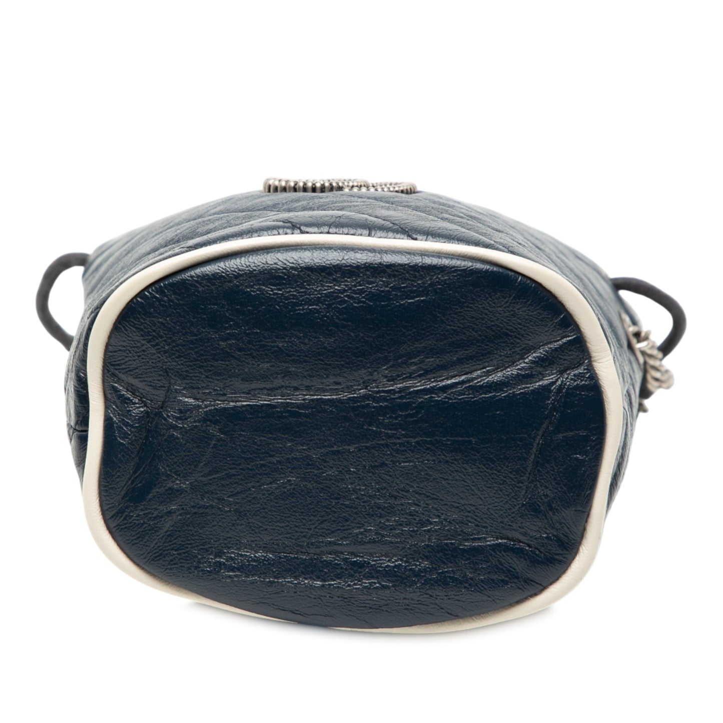 Gucci Mini GG Marmont Matelasse Diagonal Leather Torchon Bucket Bag