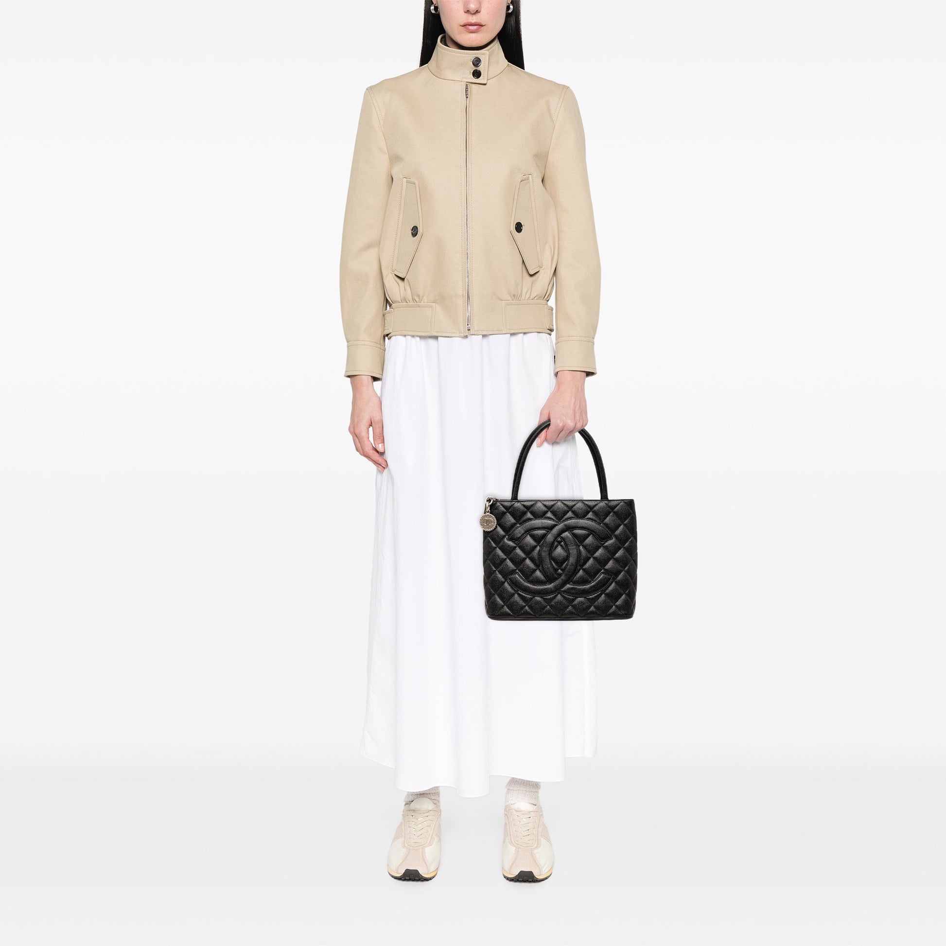 Chanel Caviar Medallion Tote