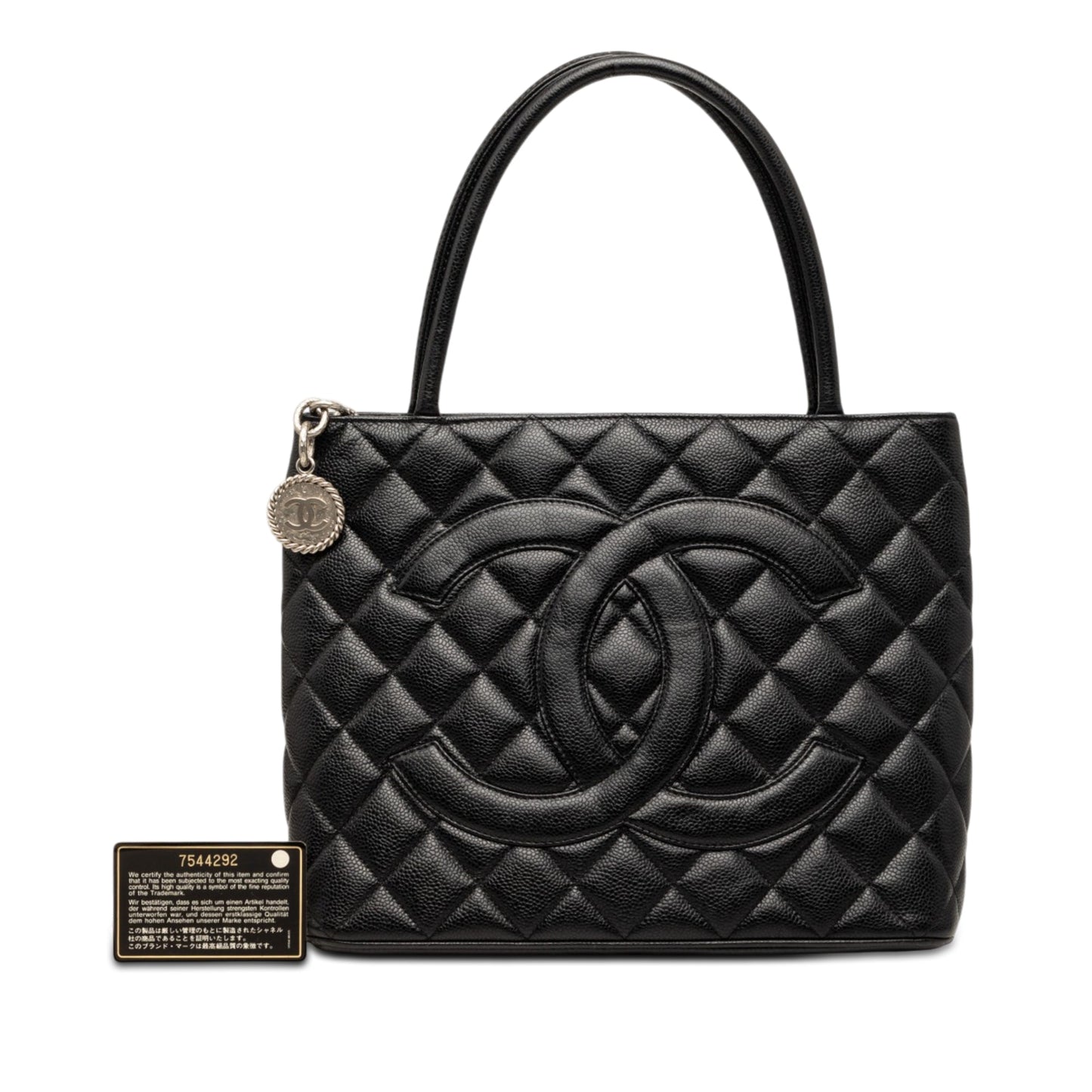 Chanel Caviar Medallion Tote