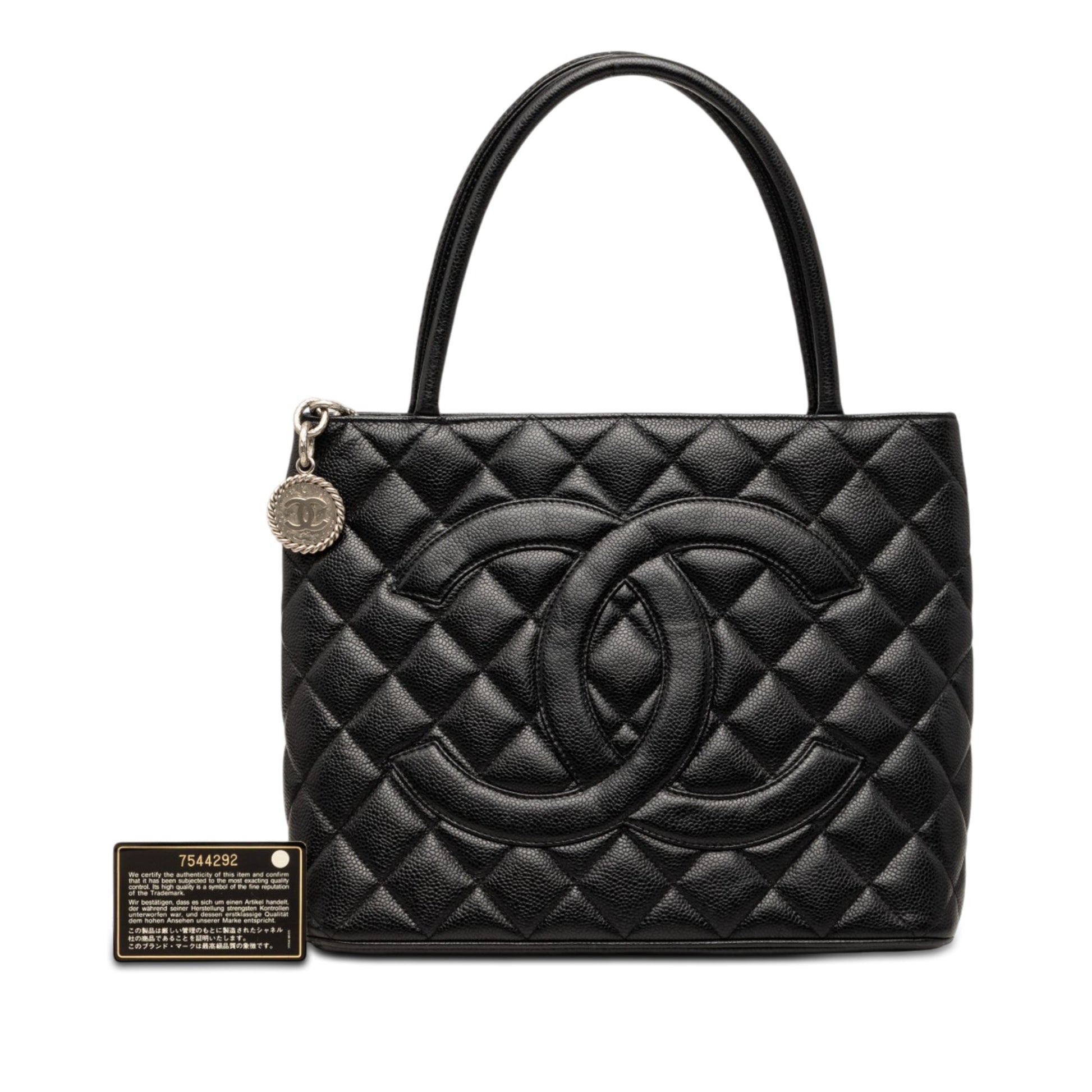 Chanel Caviar Medallion Tote