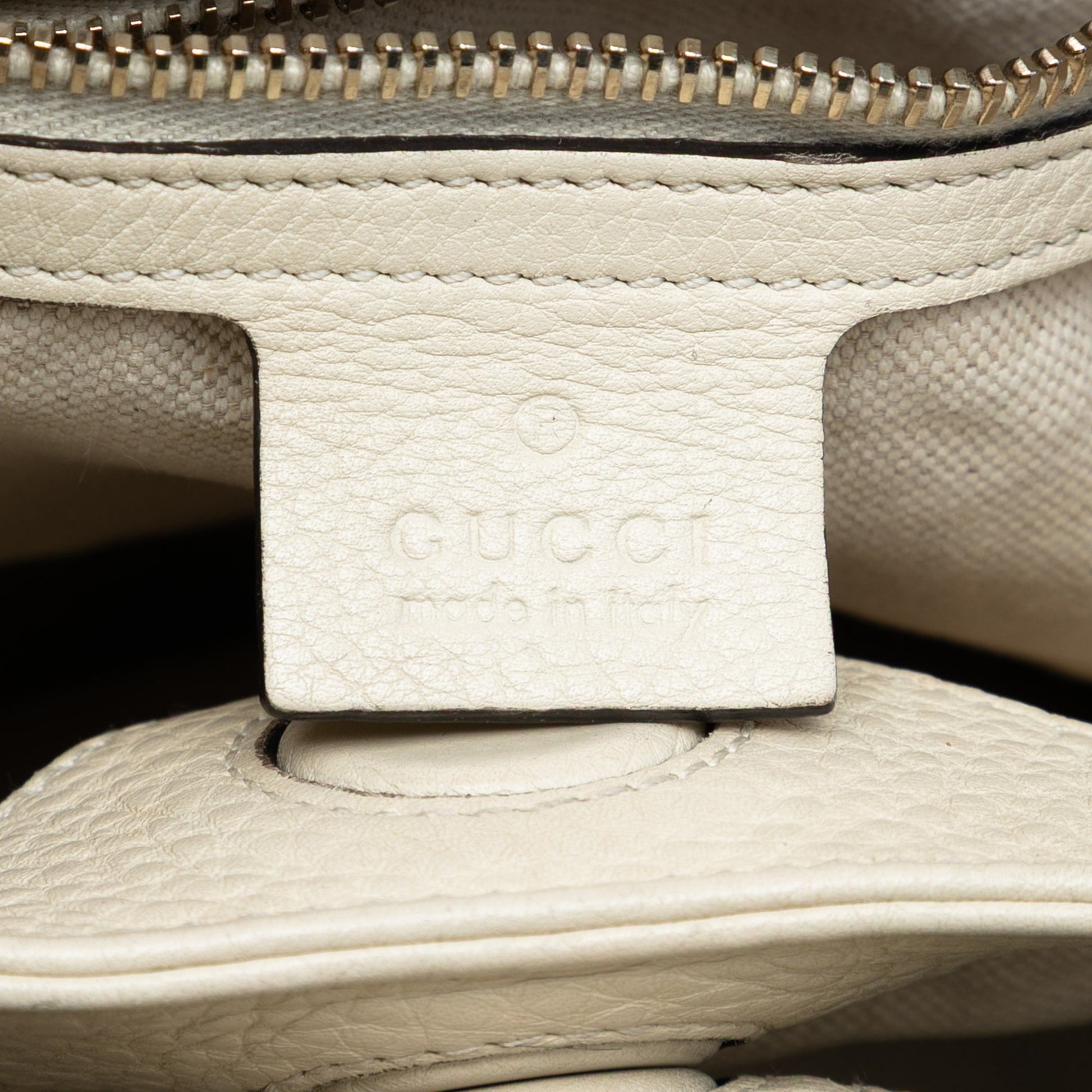 Gucci Small Calfskin Bamboo Shopper Satchel