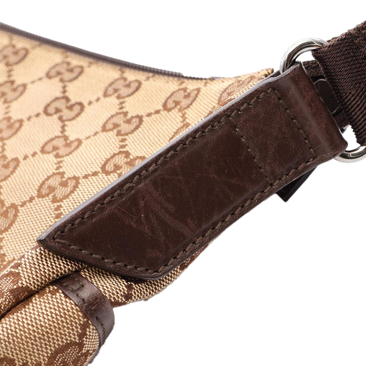 Gucci GG Canvas Crossbody — Beige