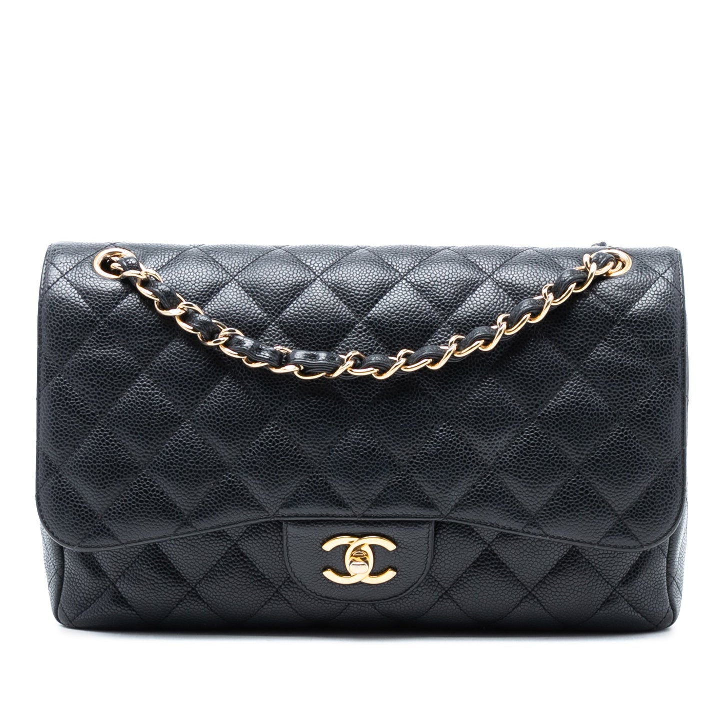 Chanel Jumbo Classic Caviar Double Flap