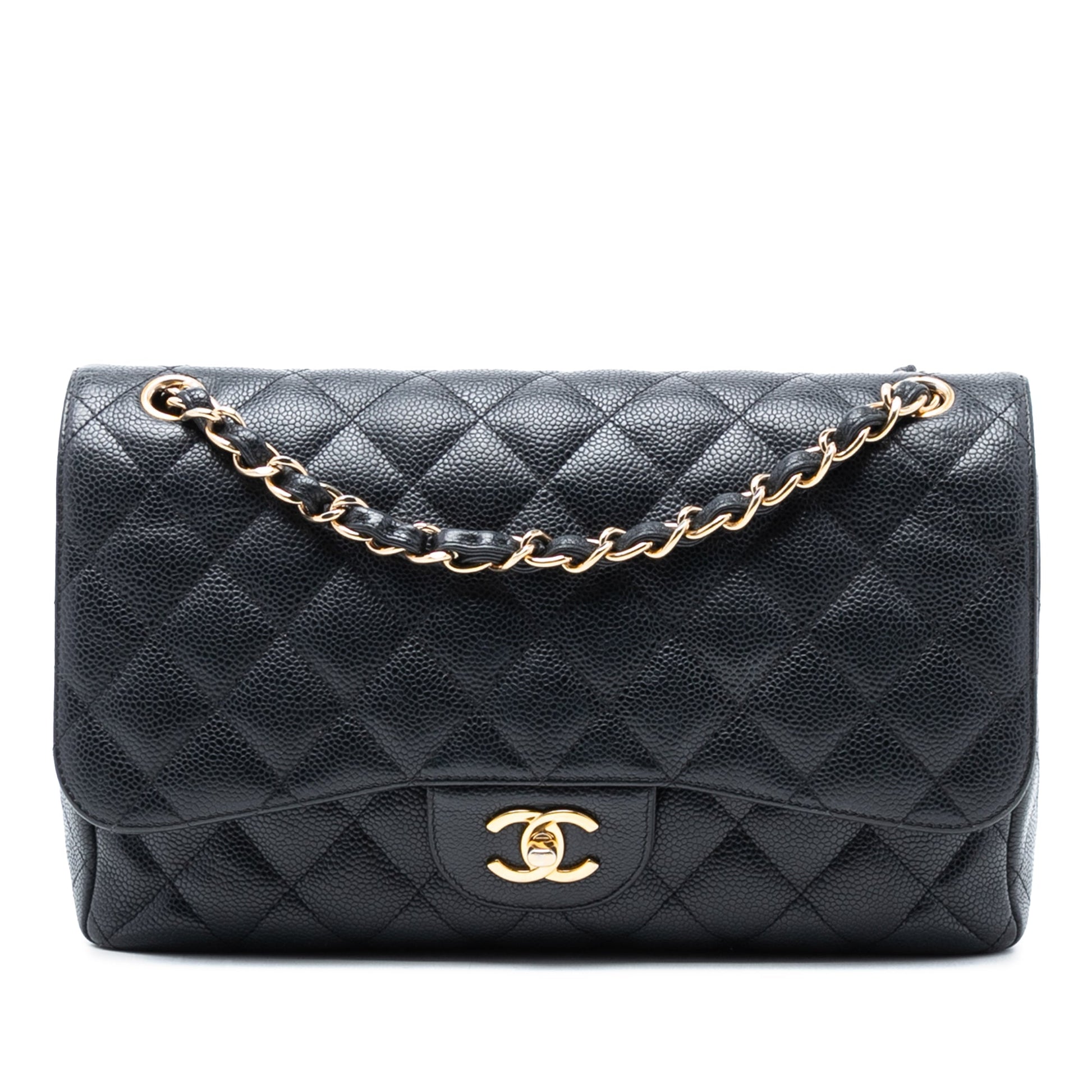 Chanel Jumbo Classic Caviar Double Flap