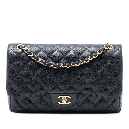 Chanel Jumbo Classic Caviar Double Flap