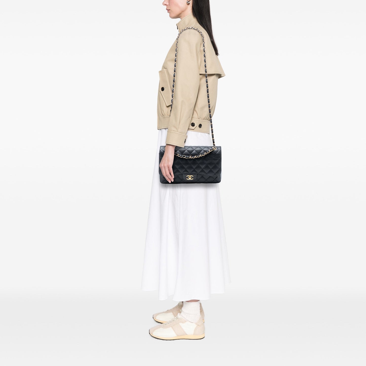 Chanel Jumbo Classic Caviar Double Flap