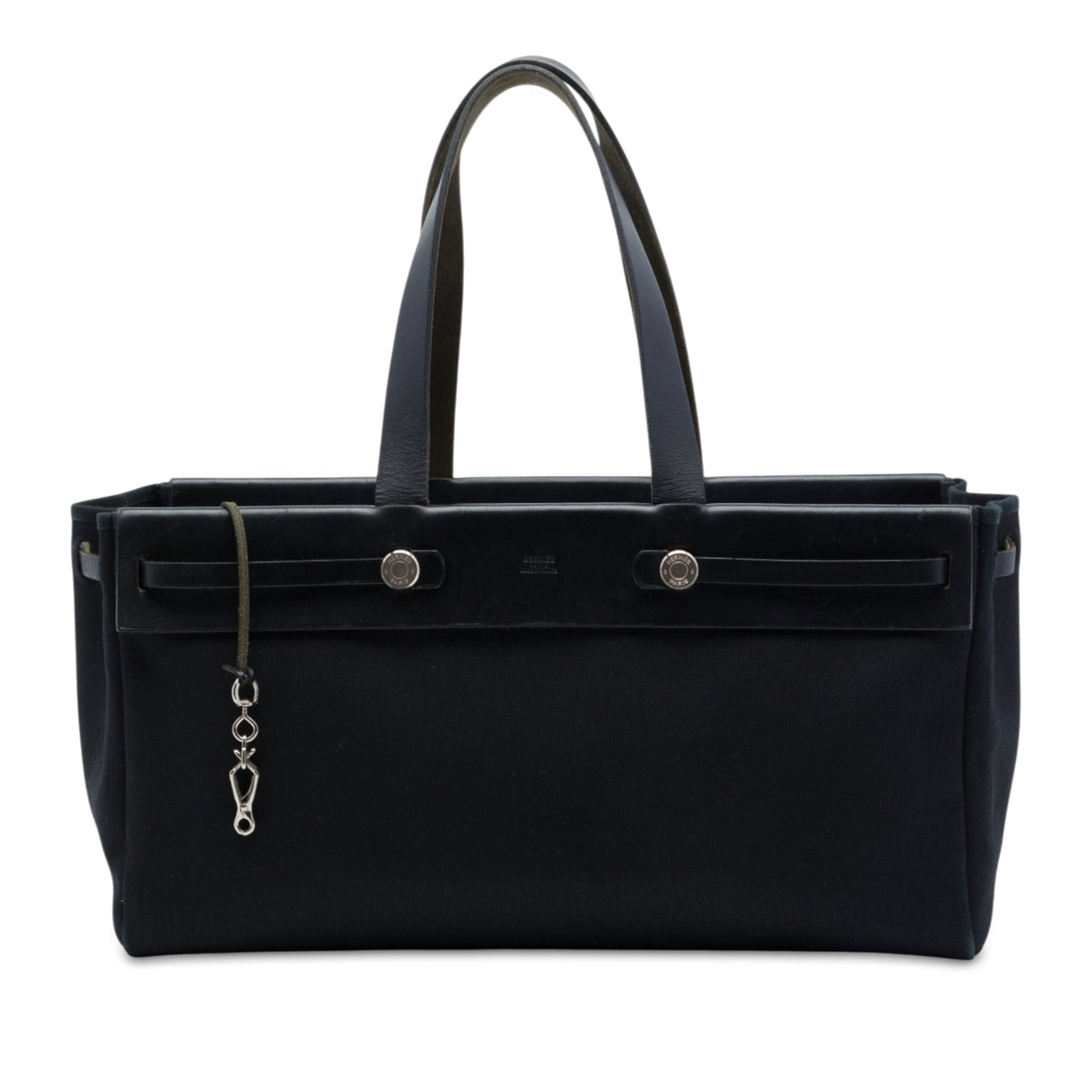 Hermès Toile and Vache Hunter Herbag Cabas MM