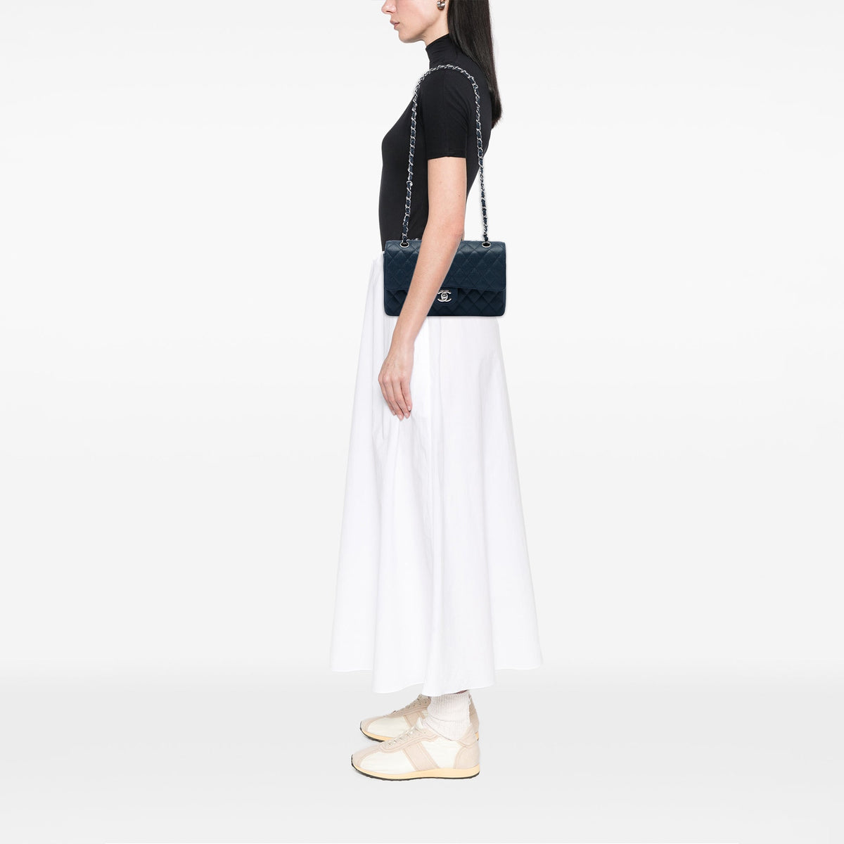 Chanel Medium Classic Caviar Double Flap