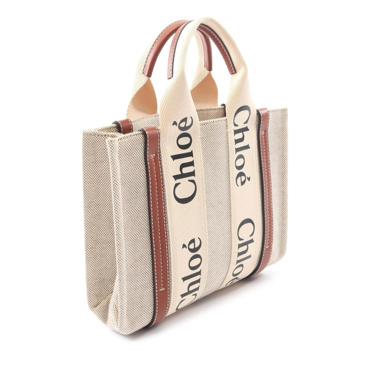 Chloé Small Canvas Woody Tote