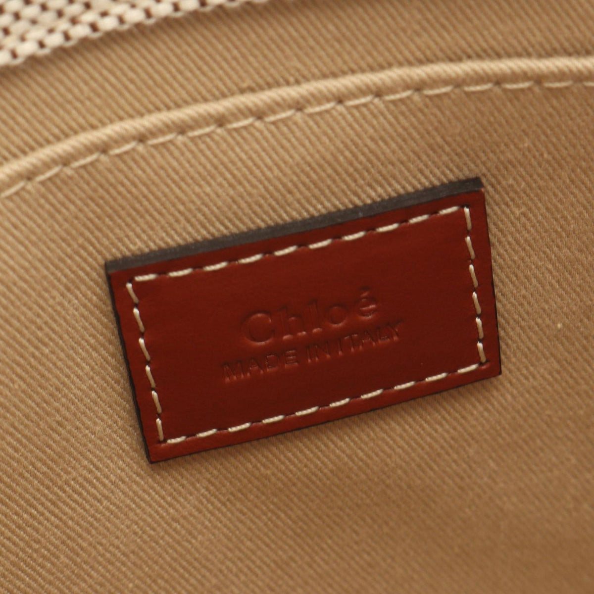 Chloé Small Canvas Woody Tote