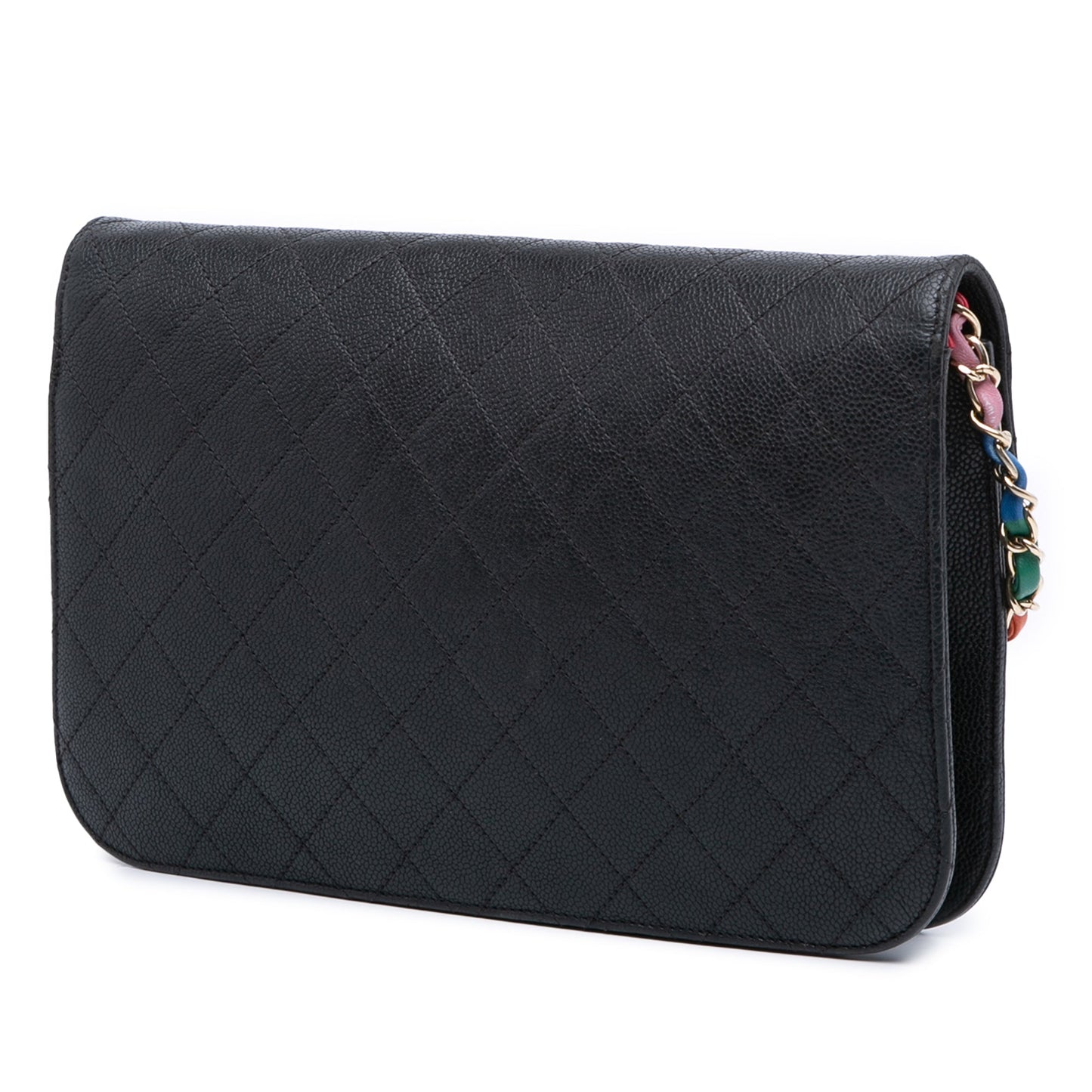 Chanel Paris Cuba Medium Caviar Thread Around Flap