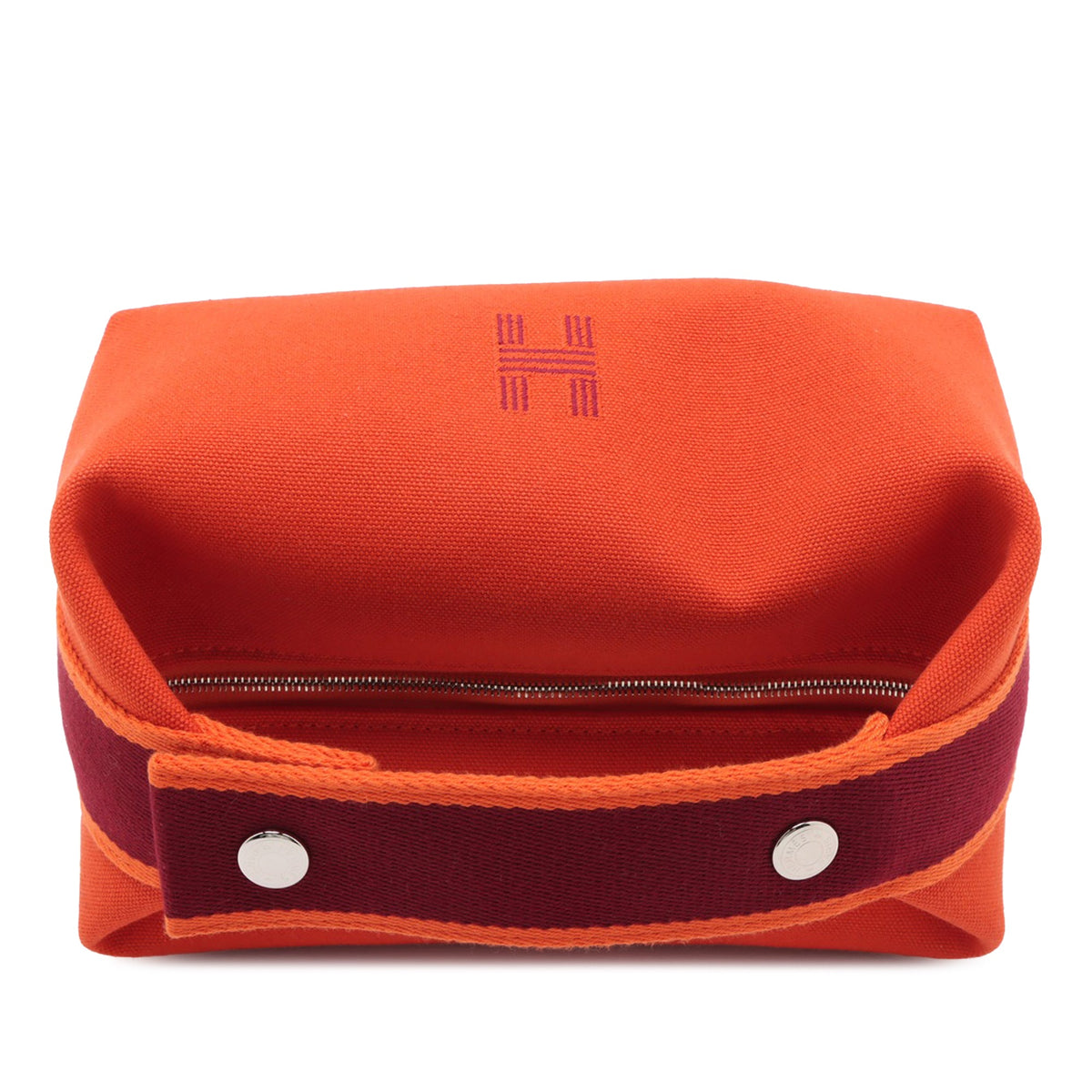 Hermès Small Toile Bride A Brac Case