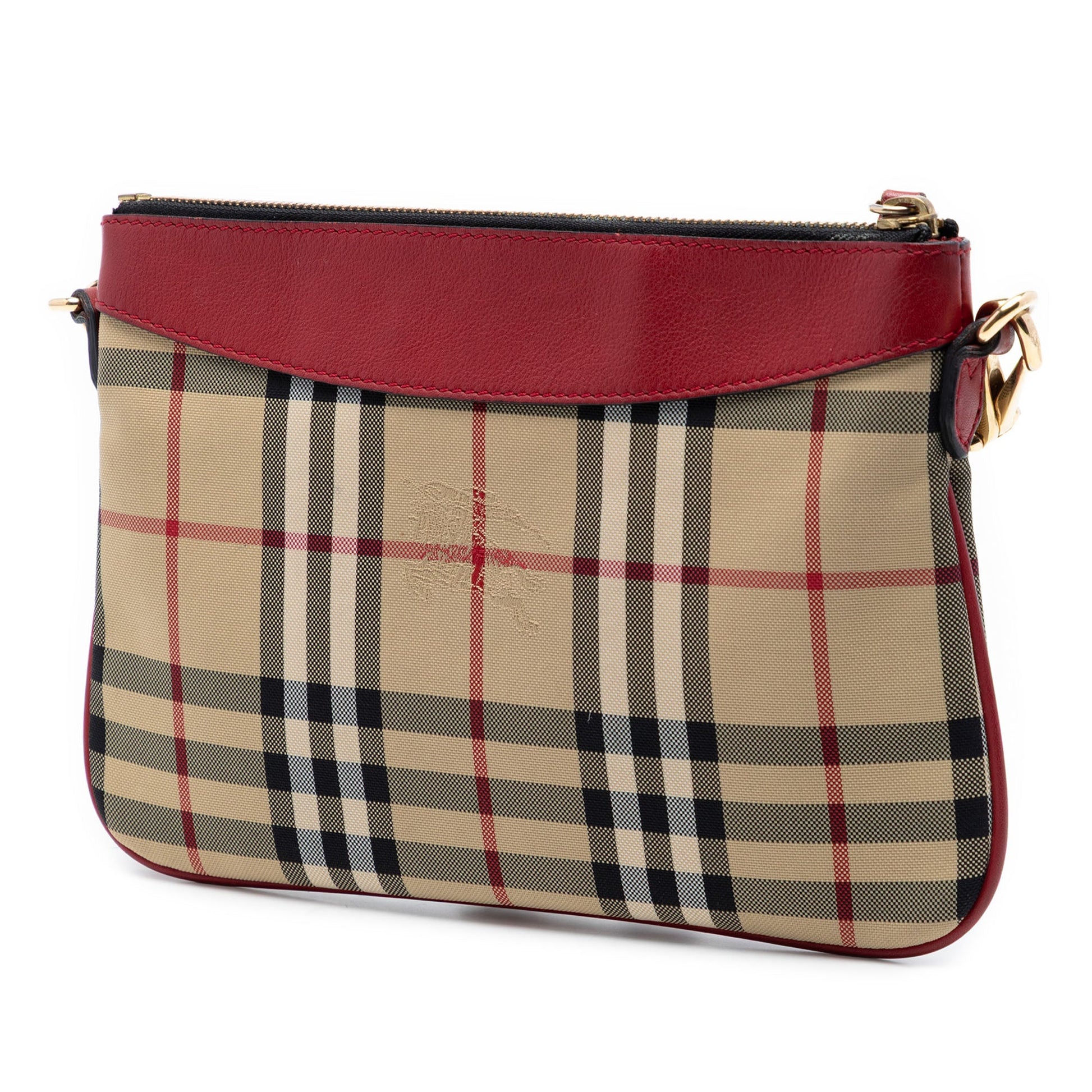 Burberry Haymarket Check Canvas Peyton Crossbody