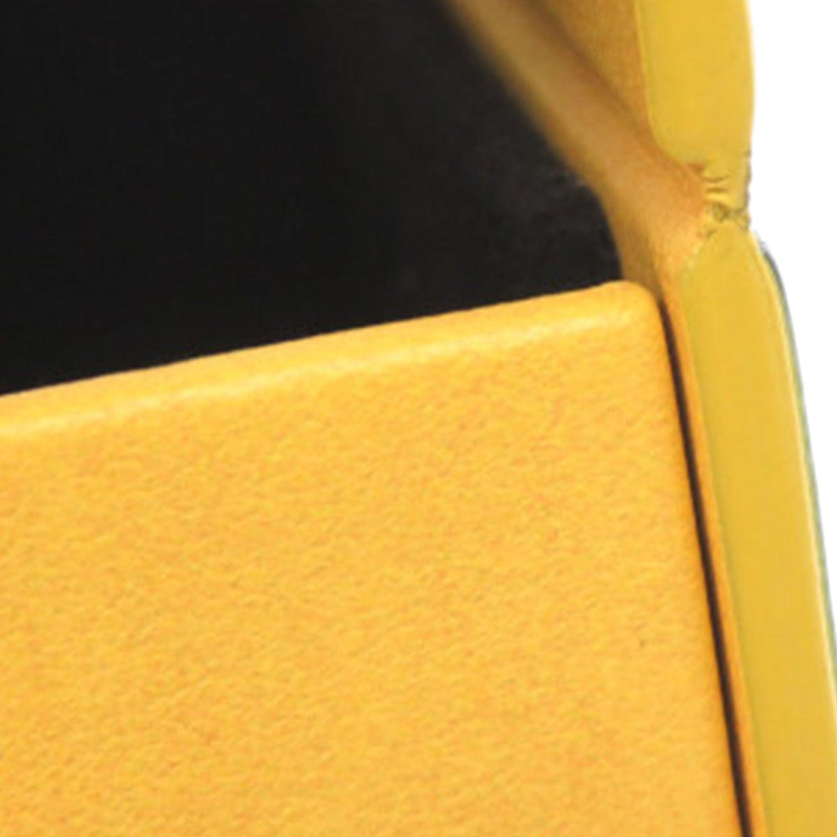 Fendi Vitello Fluffy Logo Vertical Box — Yellow
