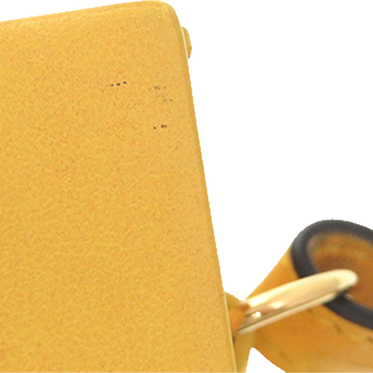 Fendi Vitello Fluffy Logo Vertical Box — Yellow
