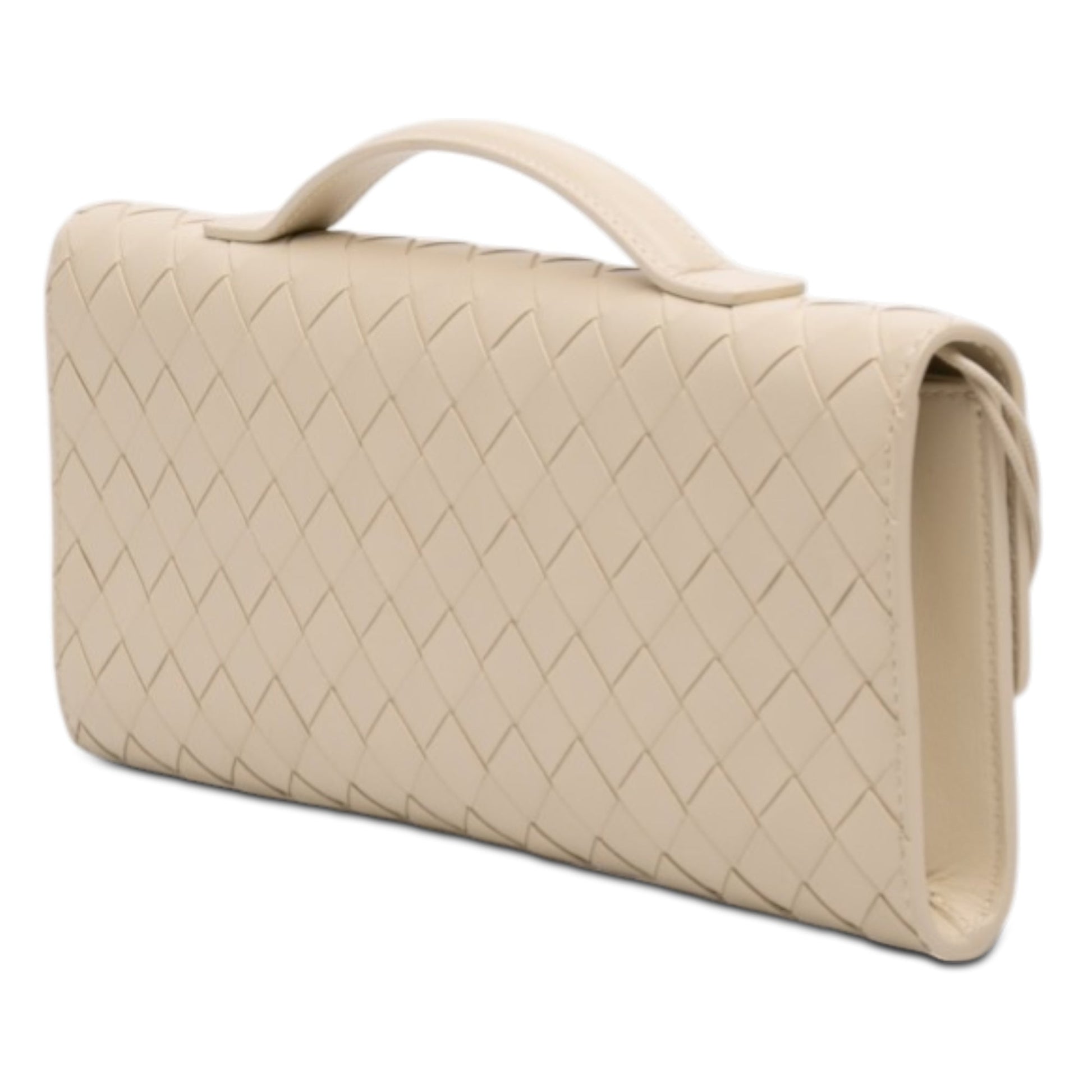 Lambskin Intrecciato Andiamo Clutch