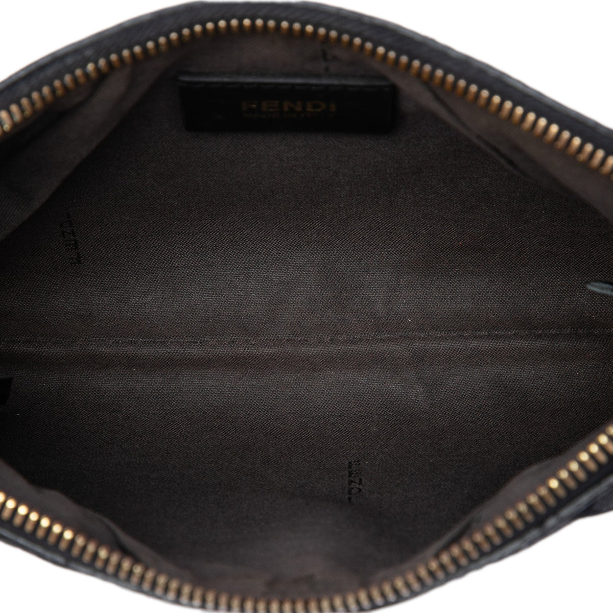 Fendi Zucchino Canvas Chain Pochette