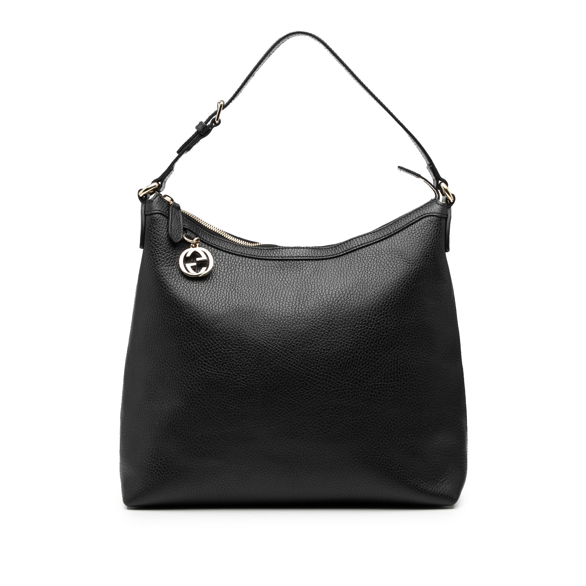 Gucci Leather GG Charm Tote