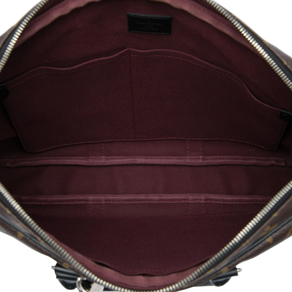 Louis Vuitton Monogram Macassar Porte Documents Jour — Brown