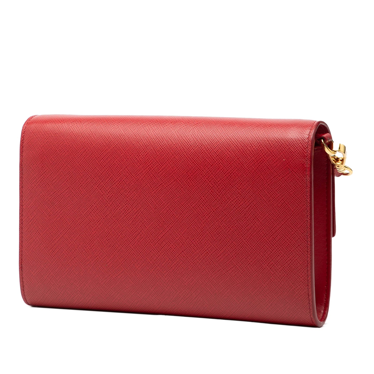 Prada Saffiano Wallet on Strap