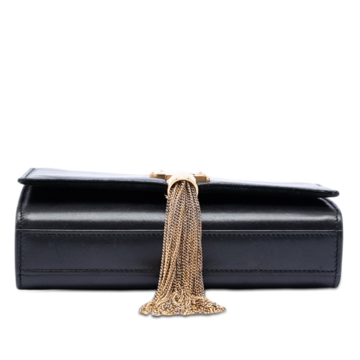 Saint Laurent Small Leather Monogram Kate Tassel Crossbody