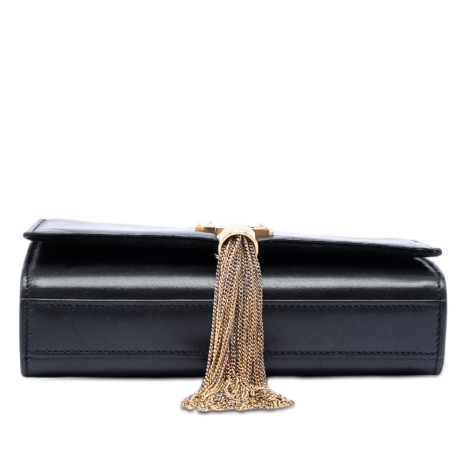 Saint Laurent Small Leather Monogram Kate Tassel Crossbody