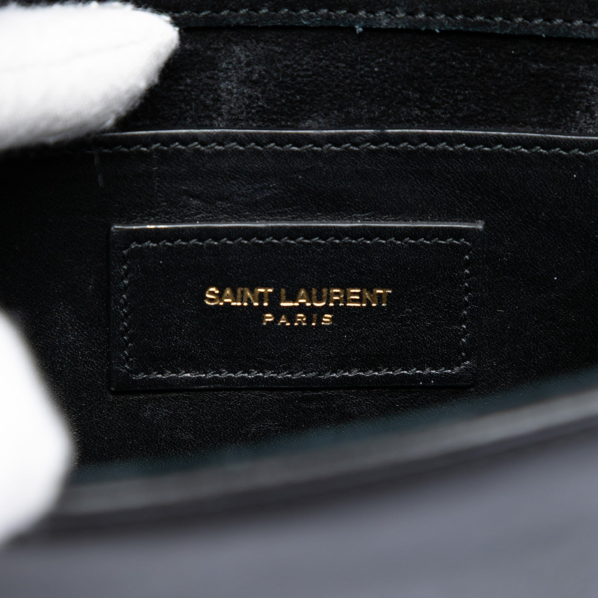 Saint Laurent Small Leather Monogram Kate Tassel Crossbody