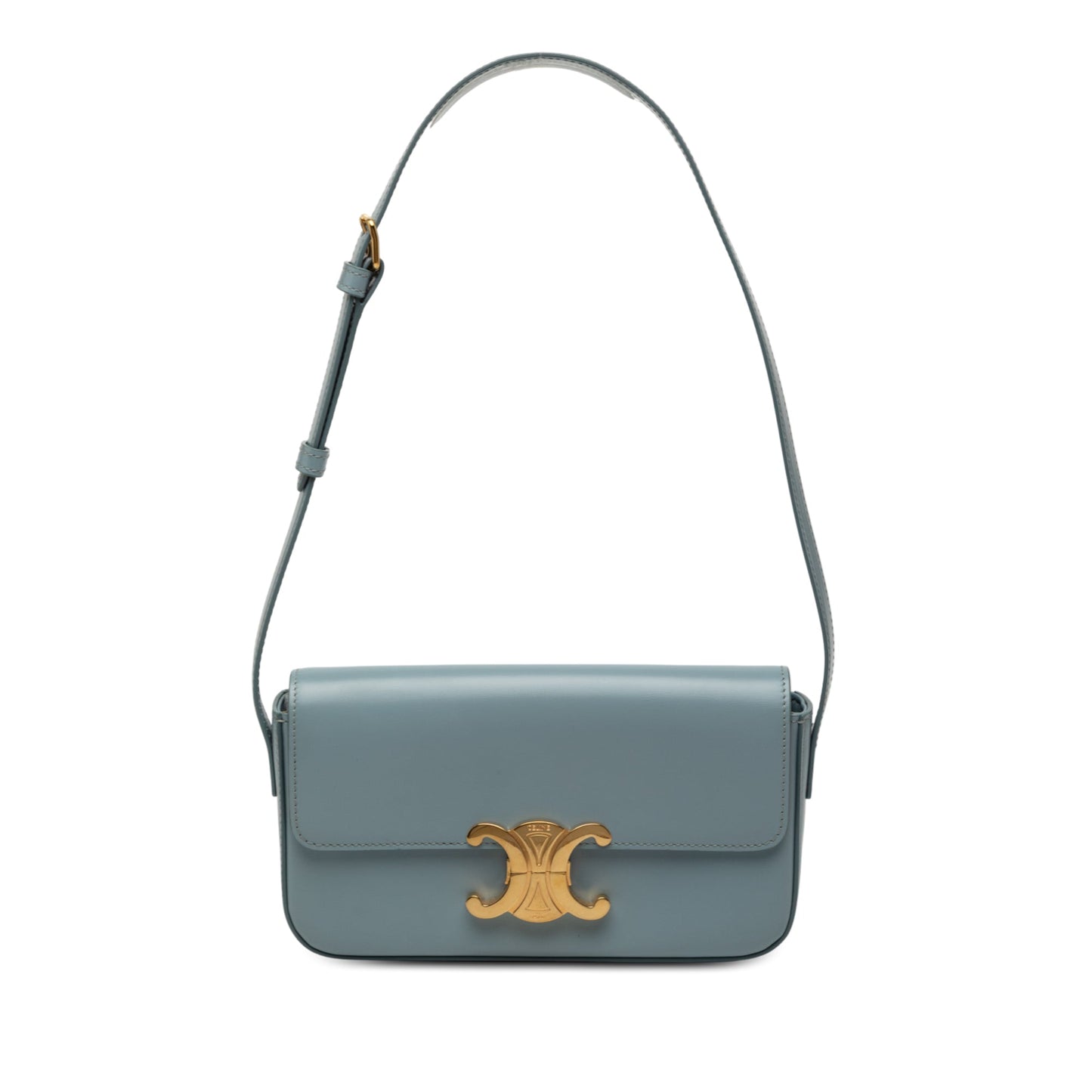 Celine Shiny Calfskin Claude Shoulder Bag