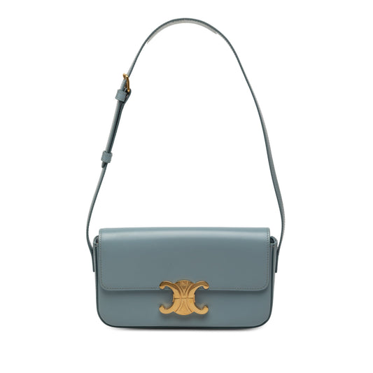 Celine Shiny Calfskin Claude Shoulder Bag