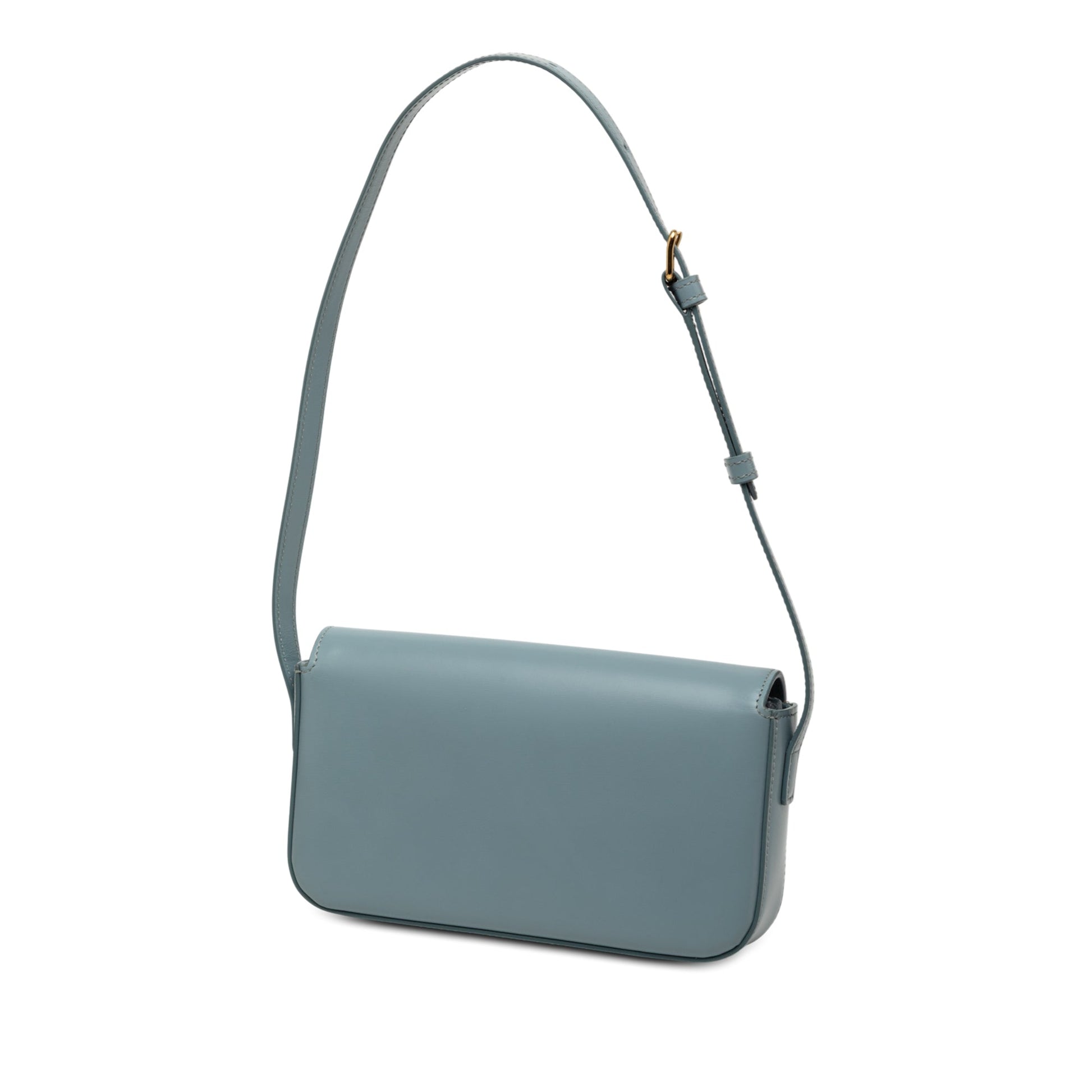 Celine Shiny Calfskin Claude Shoulder Bag