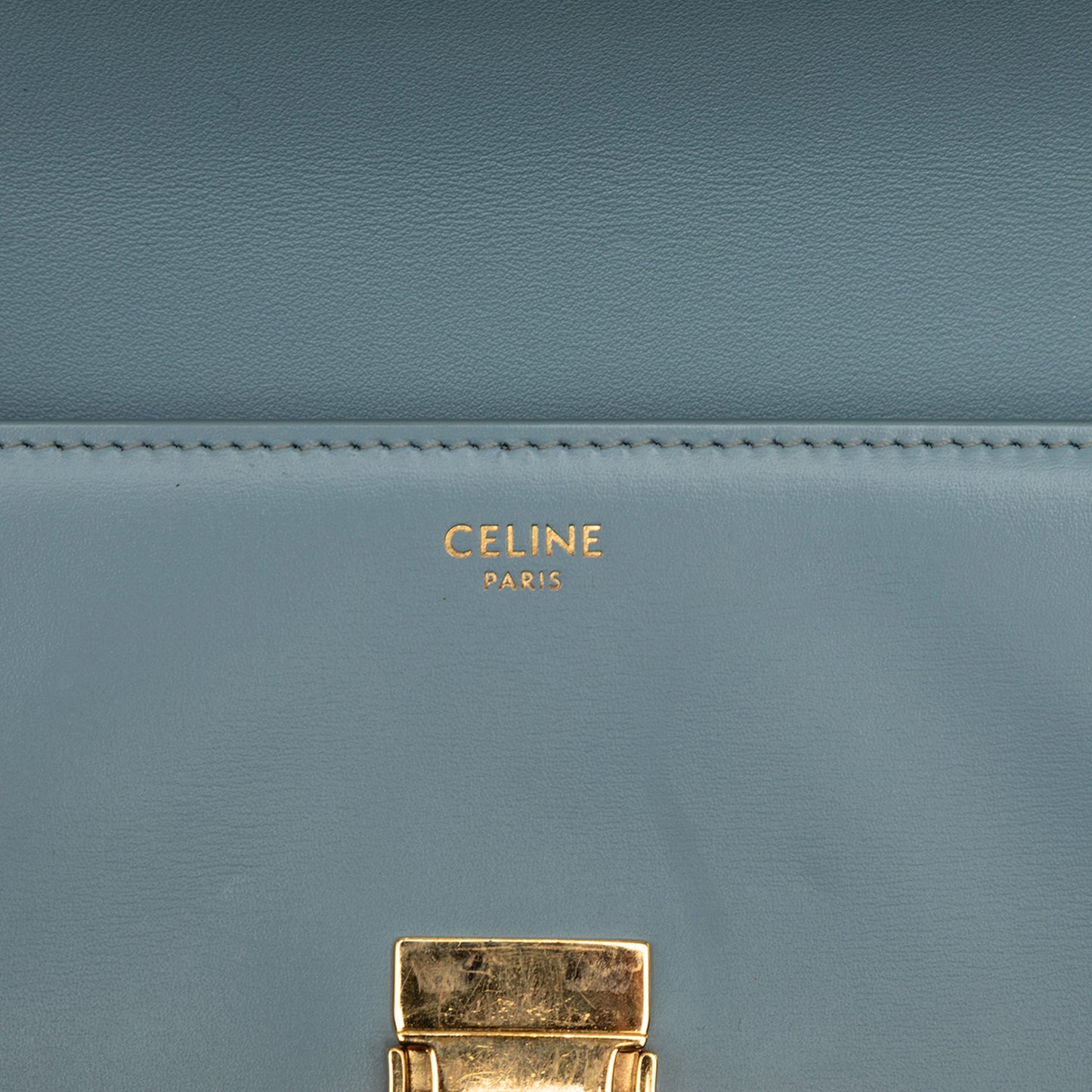 Celine Shiny Calfskin Claude Shoulder Bag