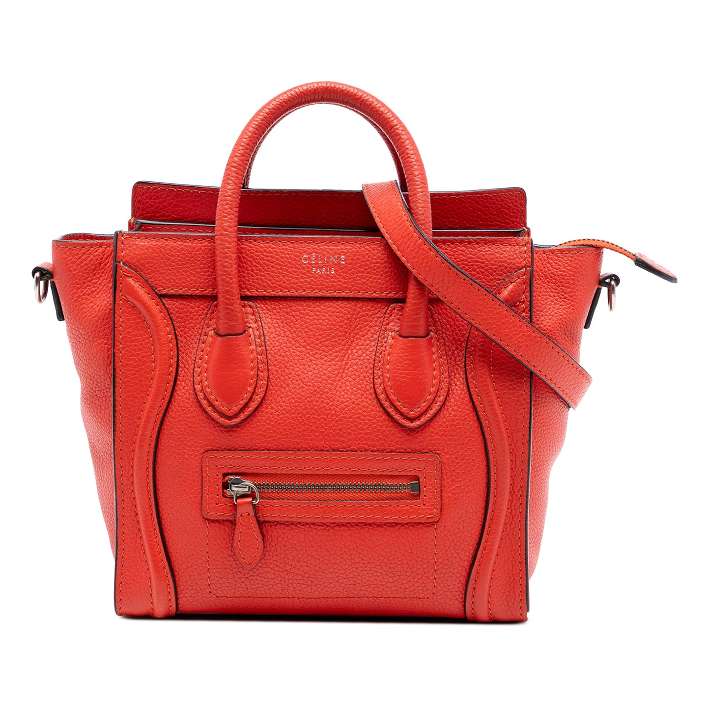 Celine Nano Leather Luggage Tote