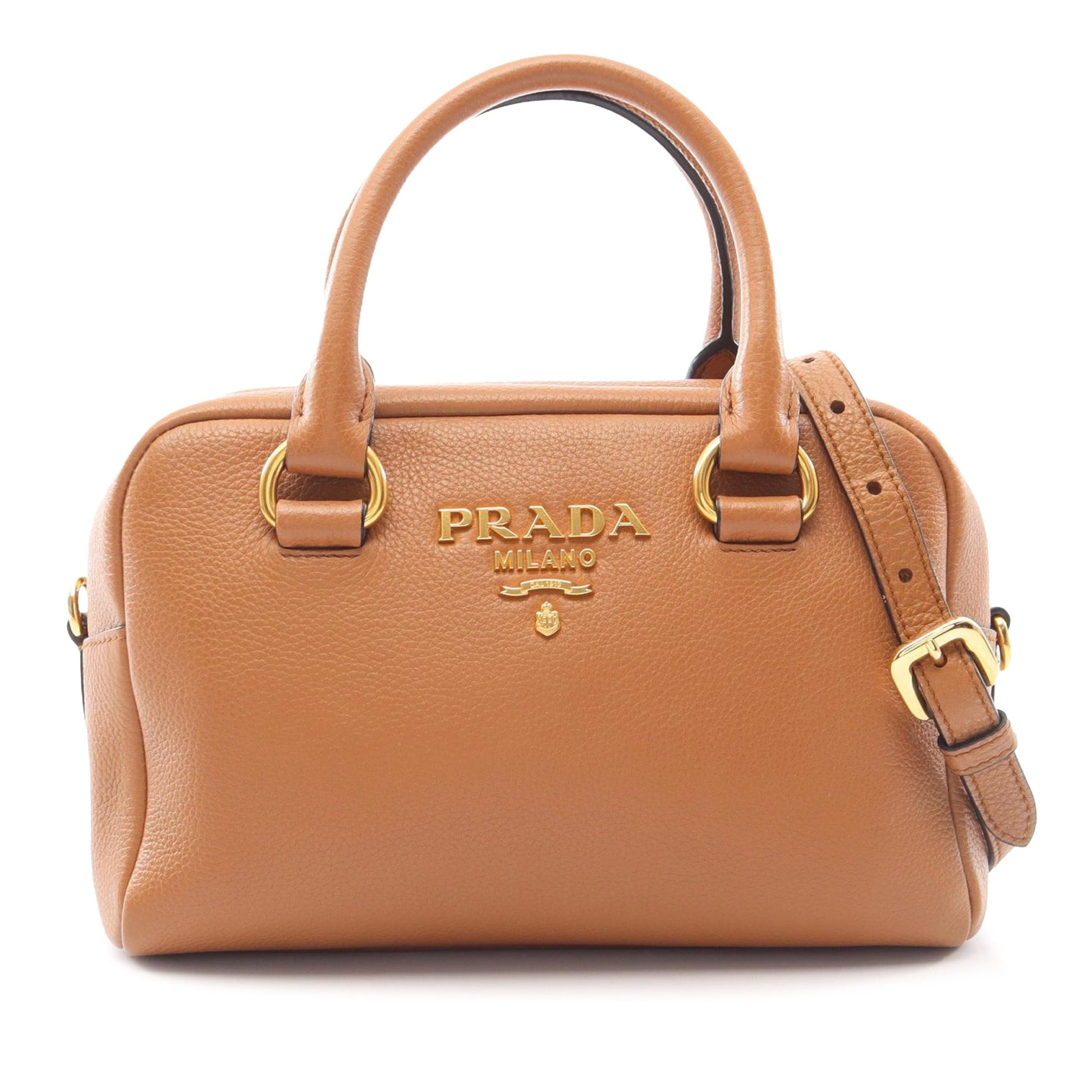 Prada Mini Vitello Phenix Bauletto Satchel