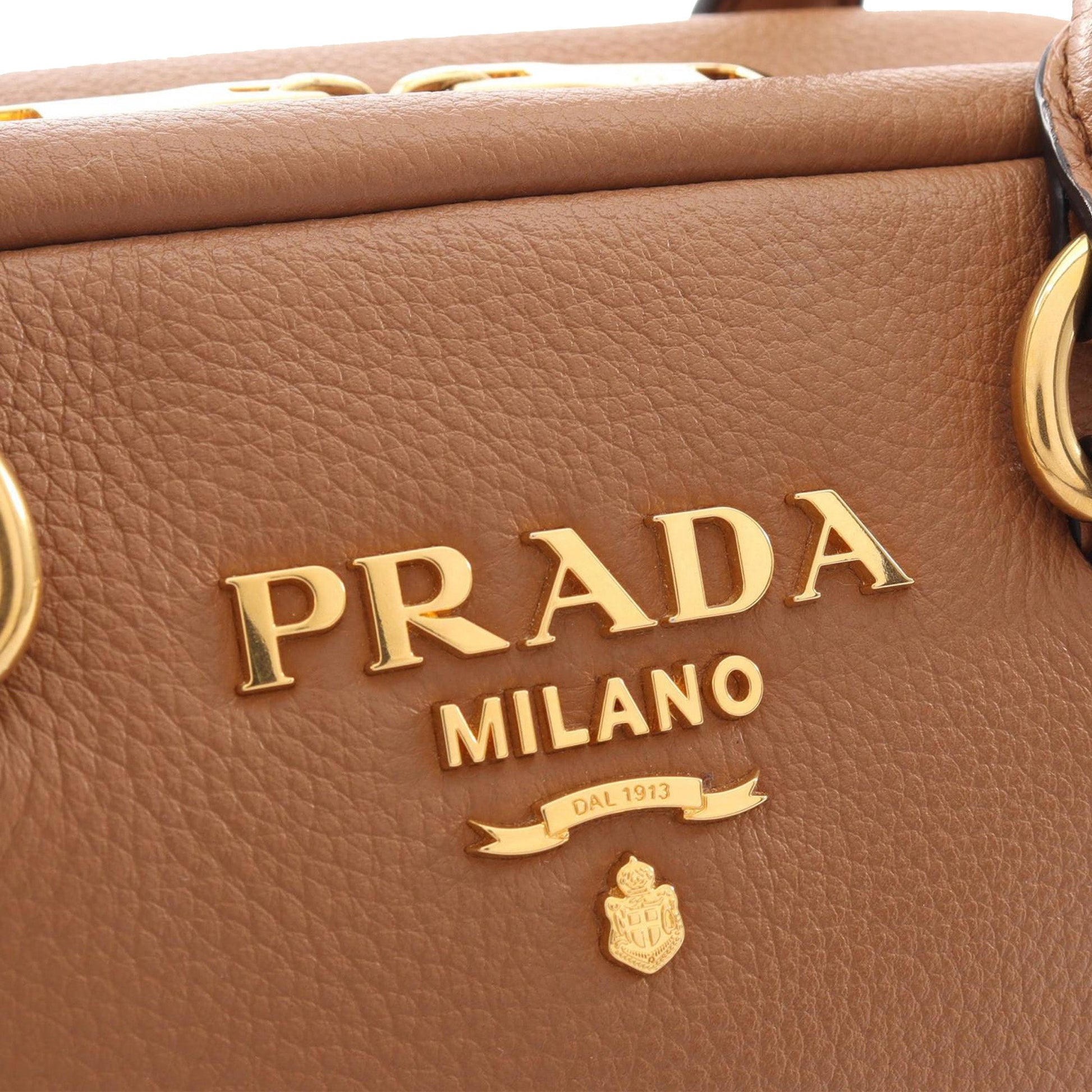 Prada Mini Vitello Phenix Bauletto Satchel