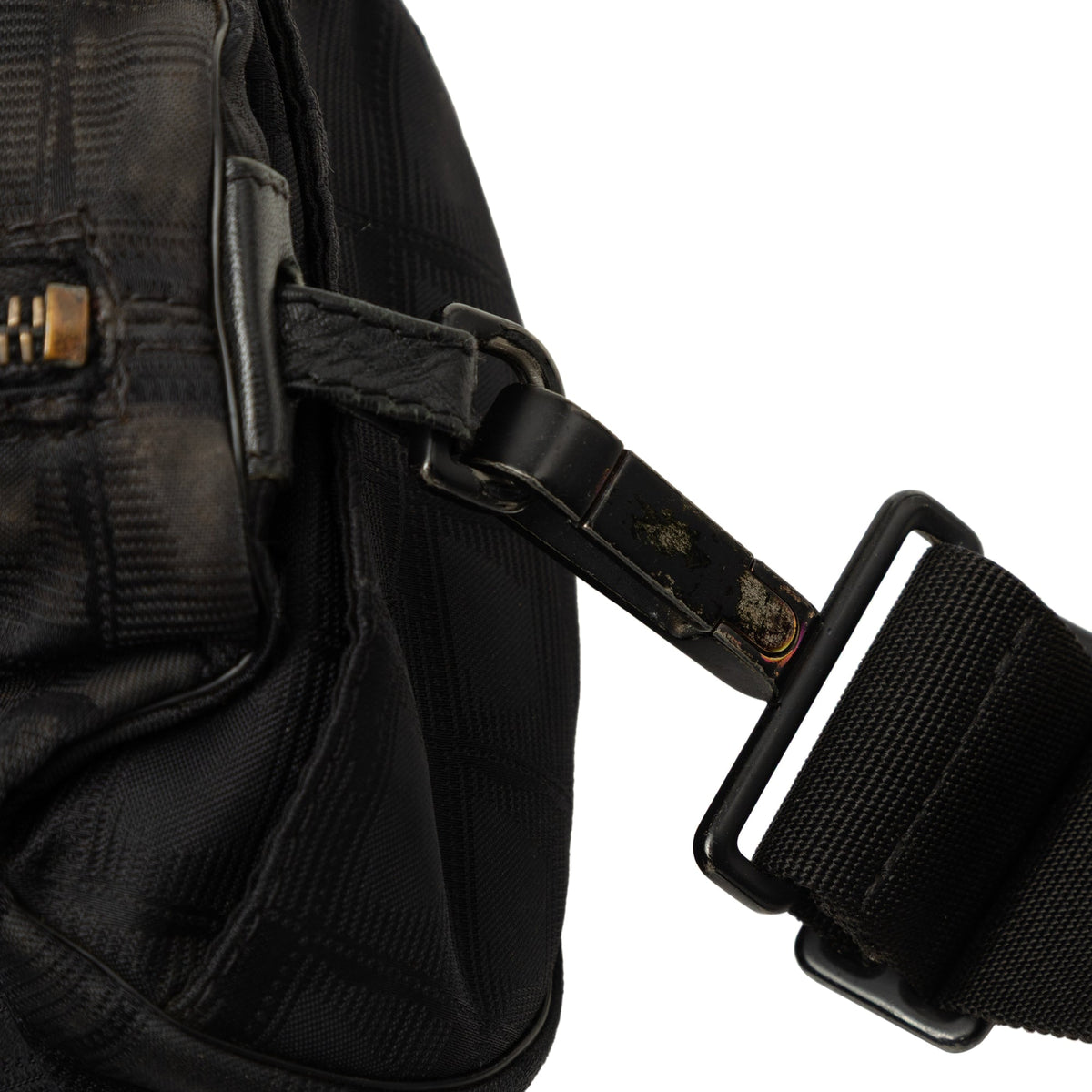 Chanel New Travel Line Nylon Barrel Shoulder Bag — Black
