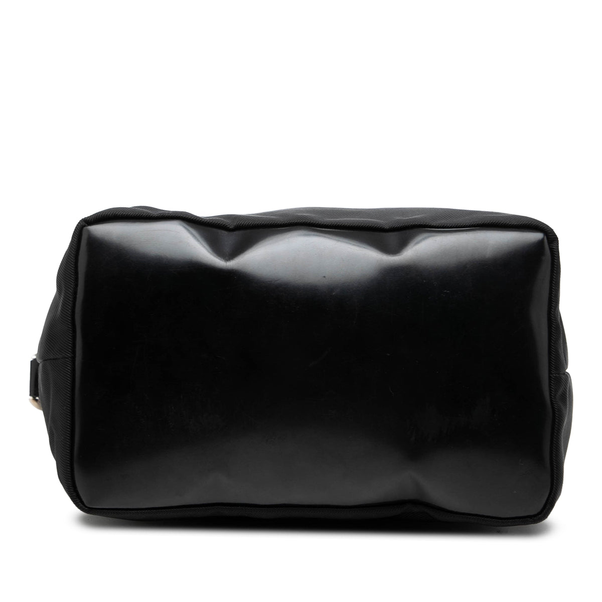 Gucci Nylon Bamboo Shoulder Bag — Black