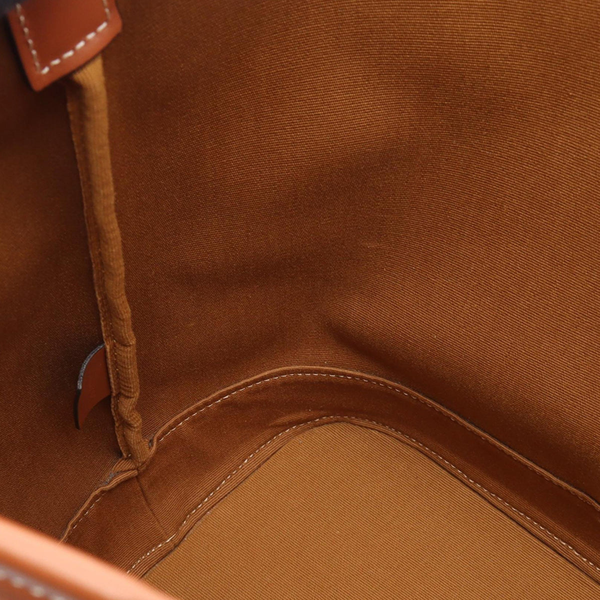 Celine Medium Triomphe Coated Canvas Bucket Bag — Brown